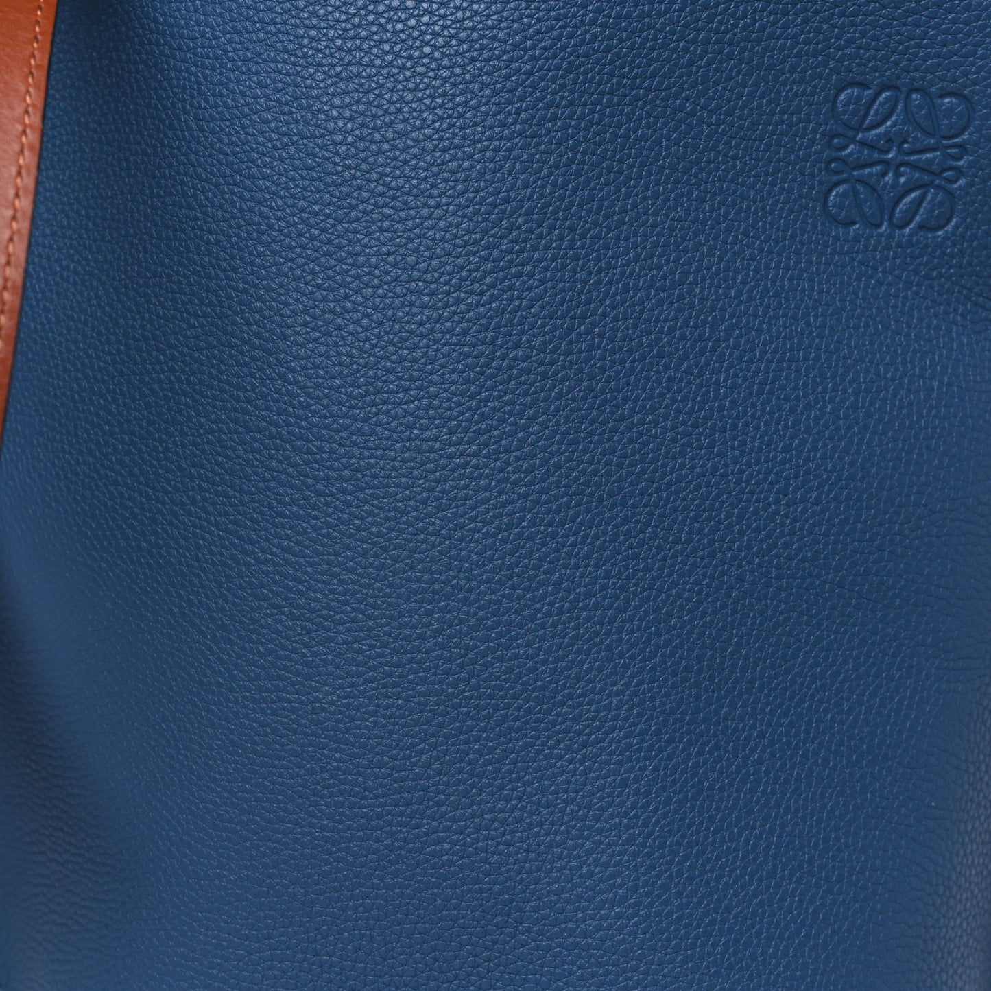 Calfskin Gate Bucket Bag Steel Blue