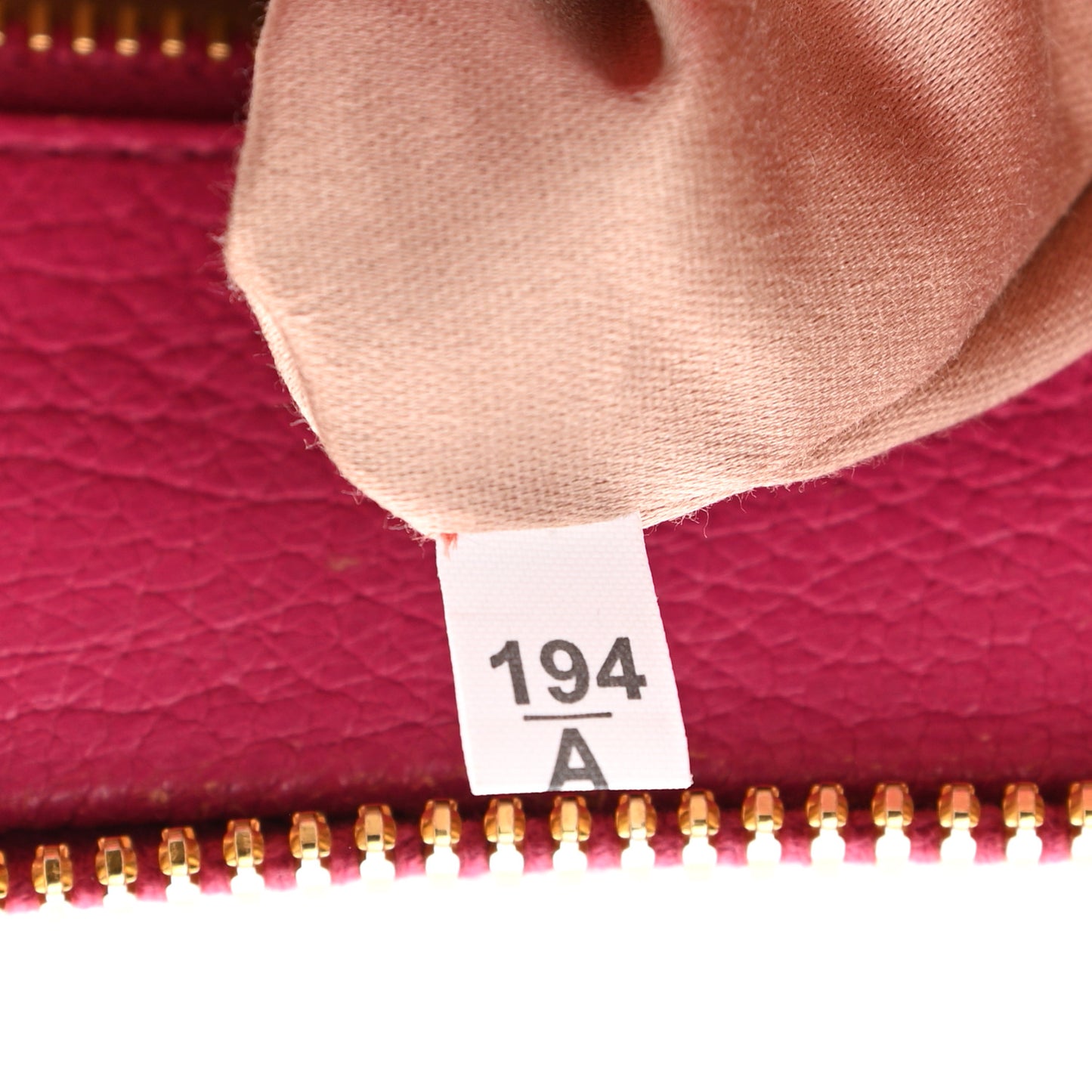 Goatskin Madras Bi-Color Bowling Bag Rosa Peonia