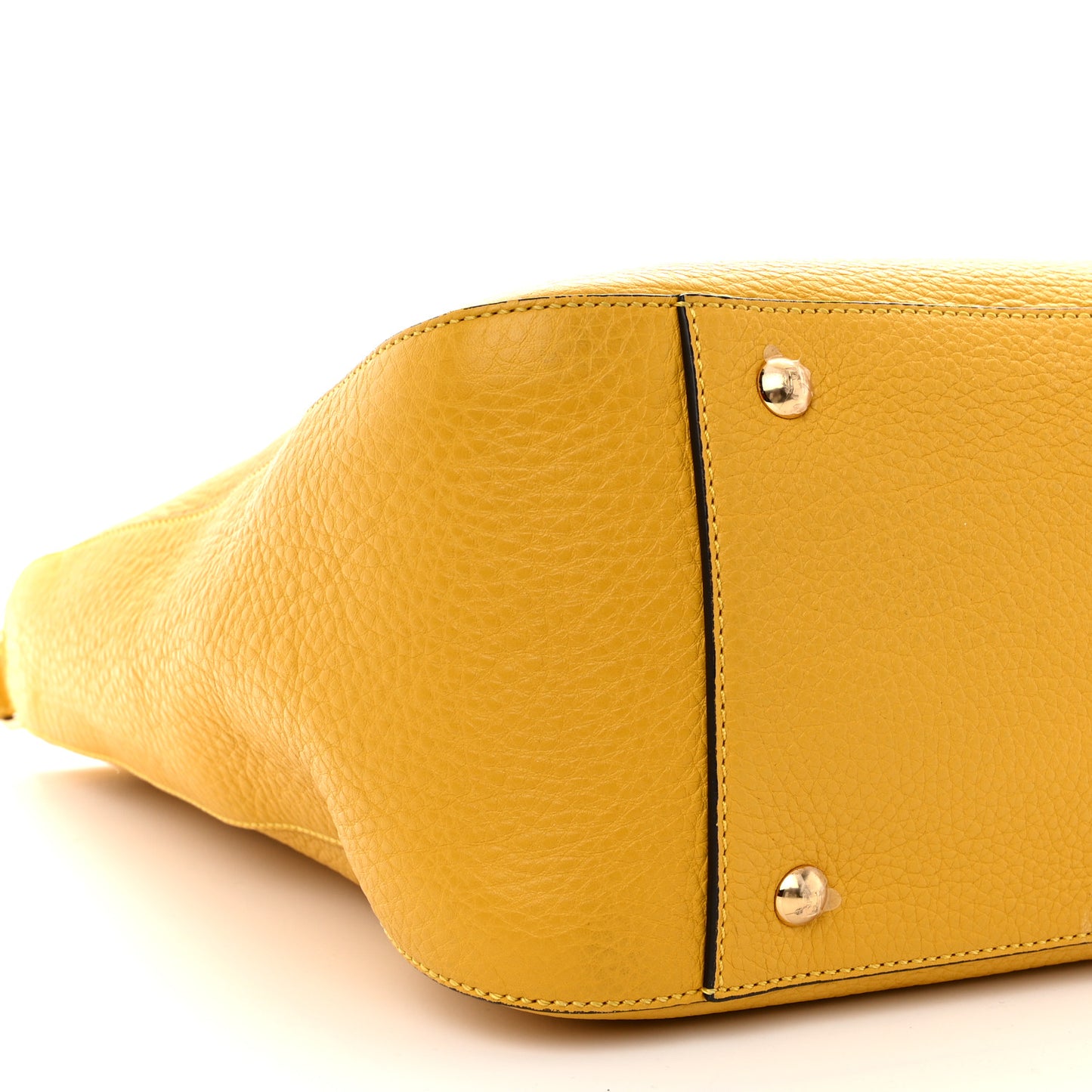 Cuoio Romano Selleria Medium FF Tote Sunflower