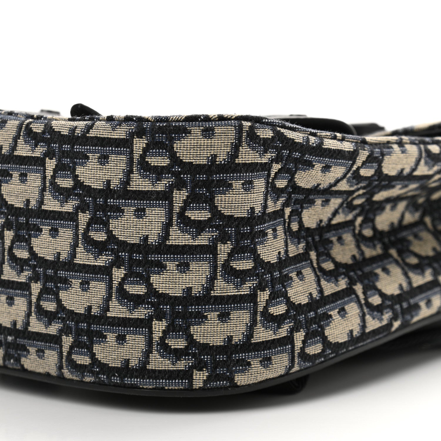 Christian Dior Oblique Jacquard Mini Saddle Backpack Navy Blue 10 of 11