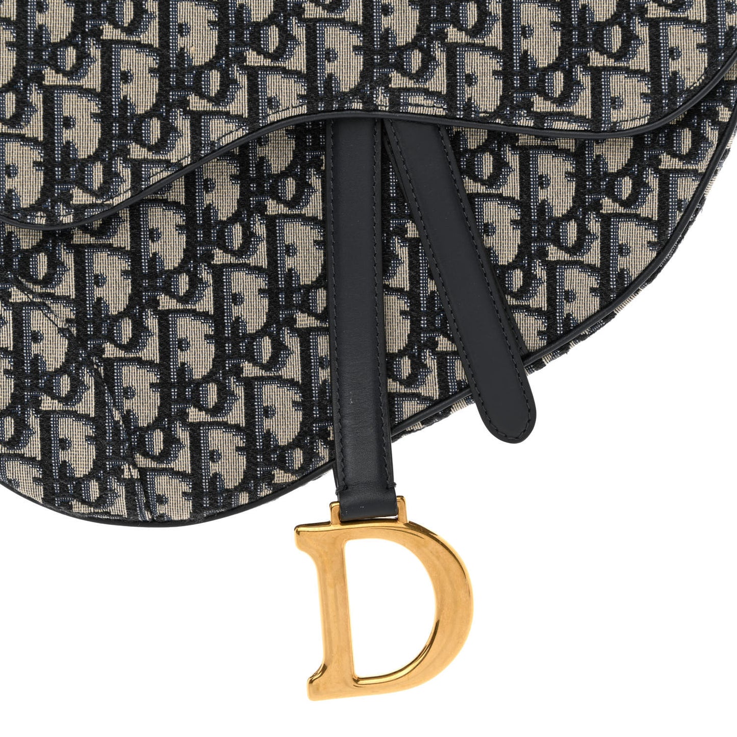 Oblique Saddle Bag Blue