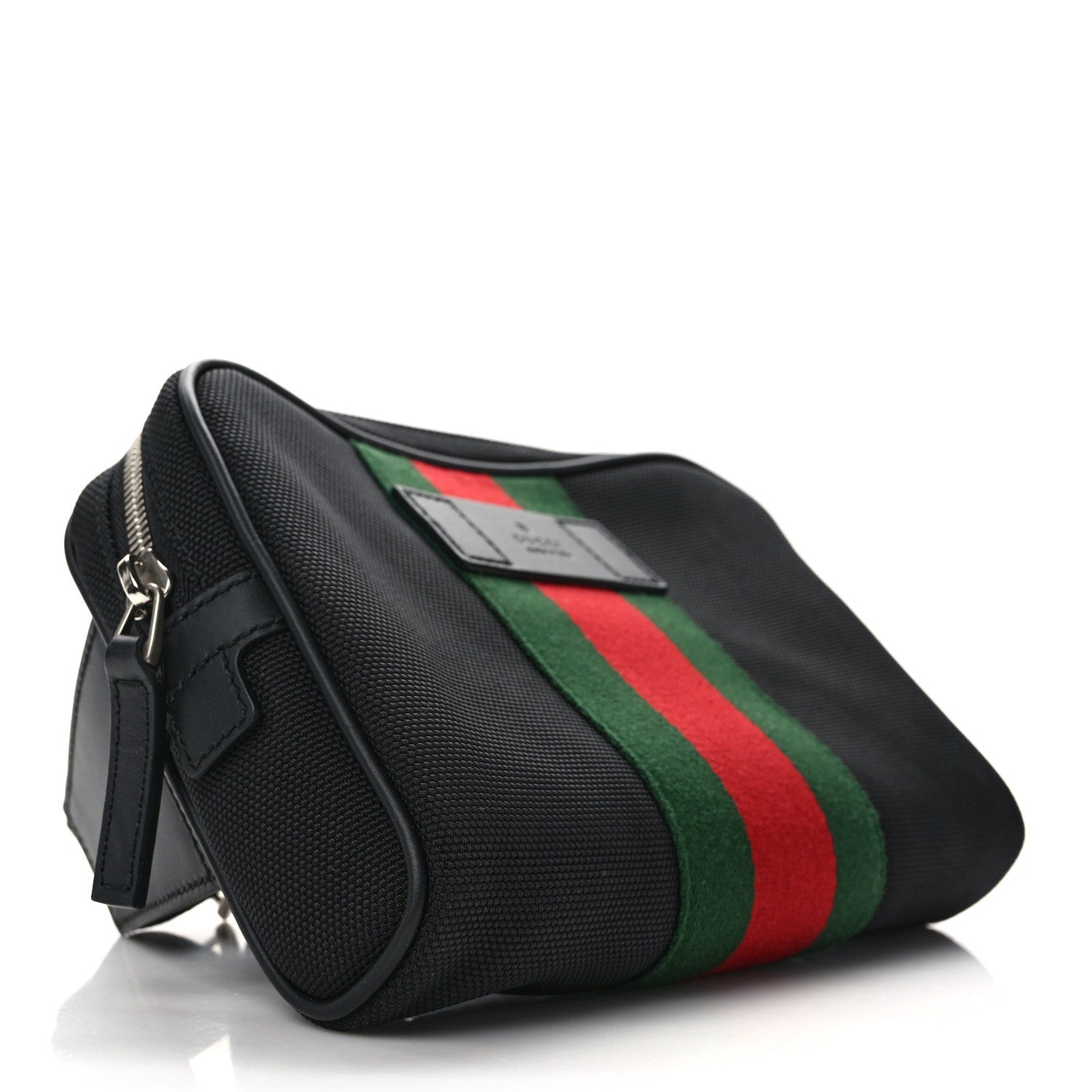 Gucci Canvas Web Slim Belt Bag Black 4 of 10