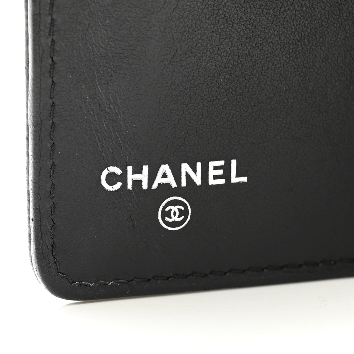 Chanel Caviar Chevron Quilted Boy Yen Wallet Black 6 of 11