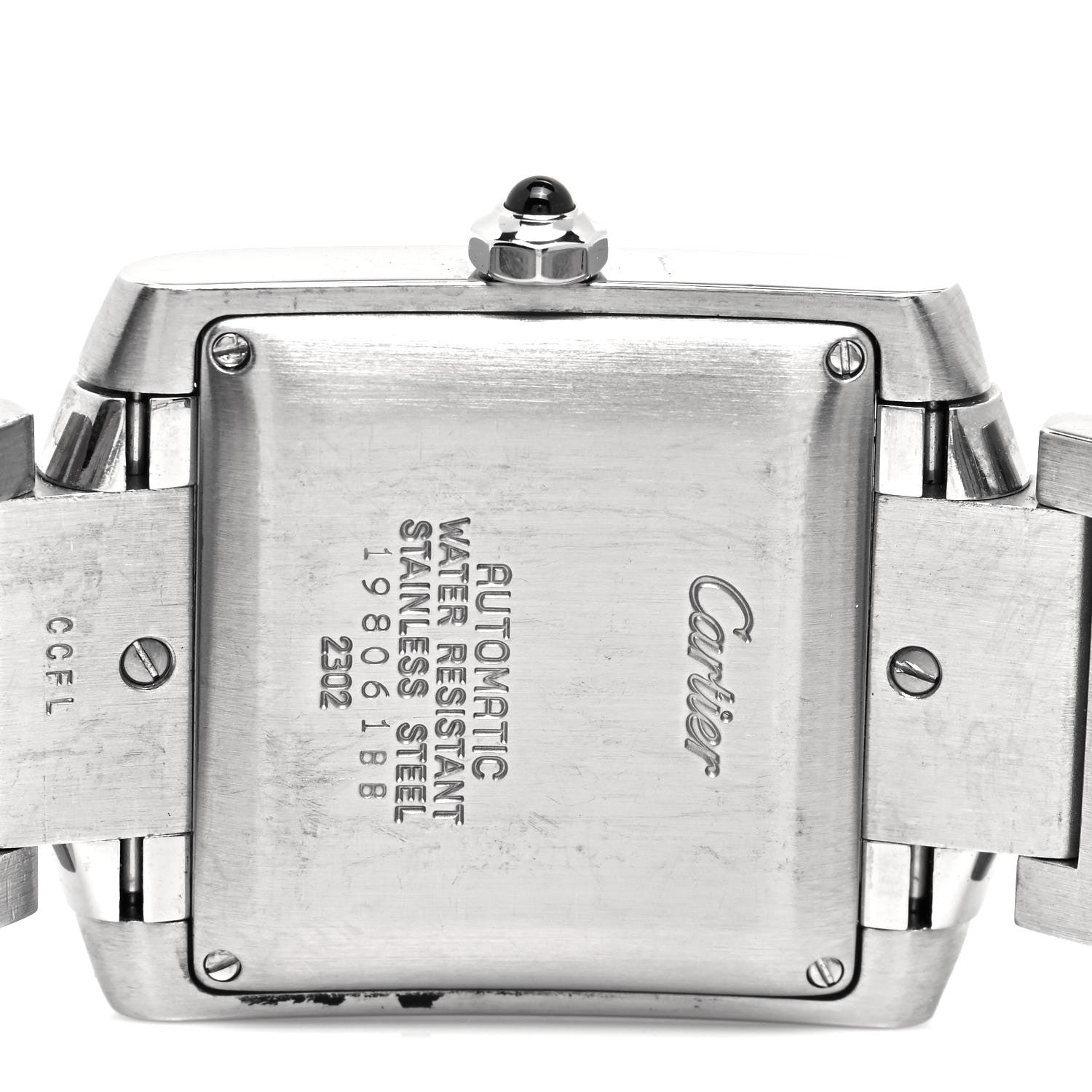 Cartier Stainless Steel 28mm Tank Francaise Automatic Watch 4 of 4
