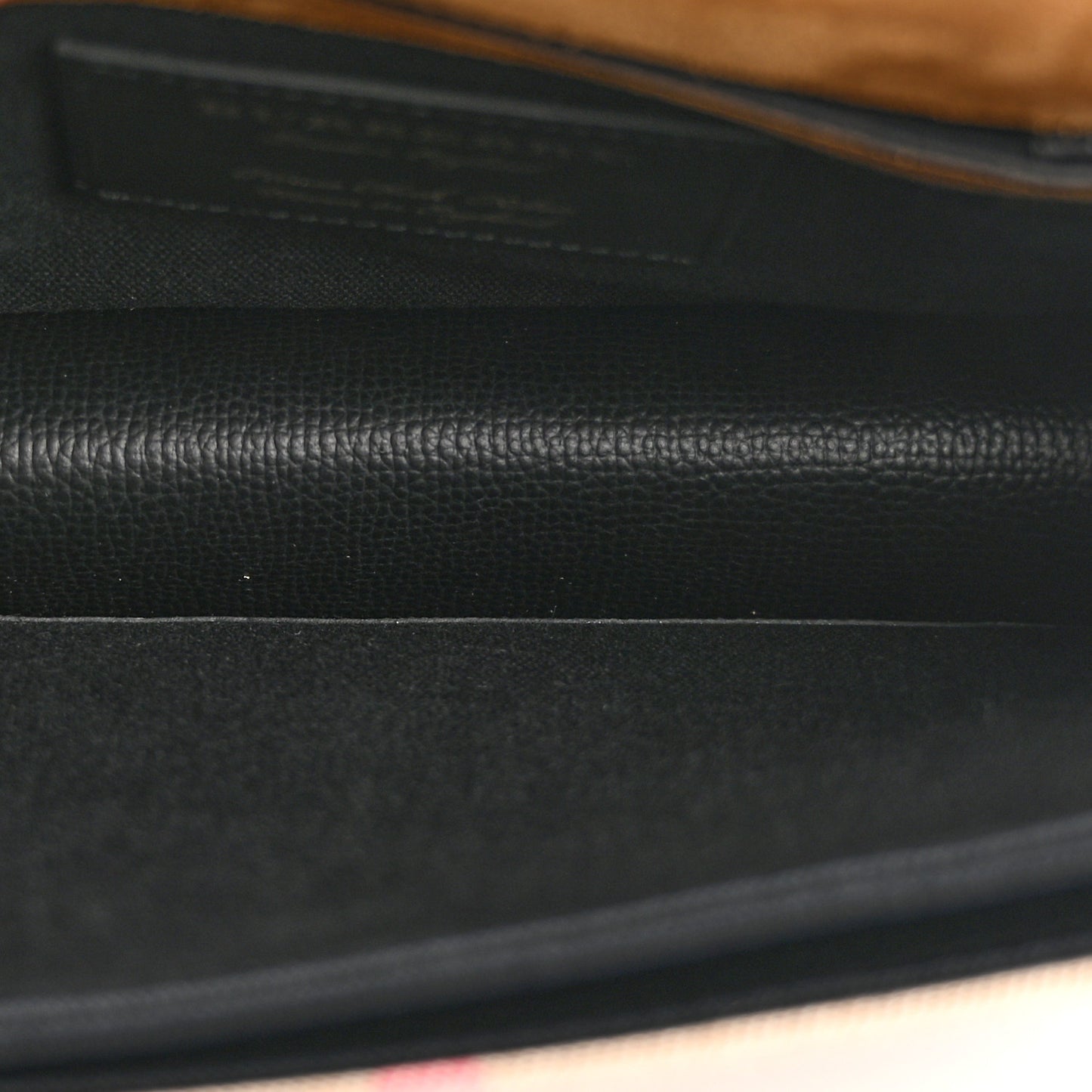 Derby Calfskin House Check Small Macken Crossbody Bag Black