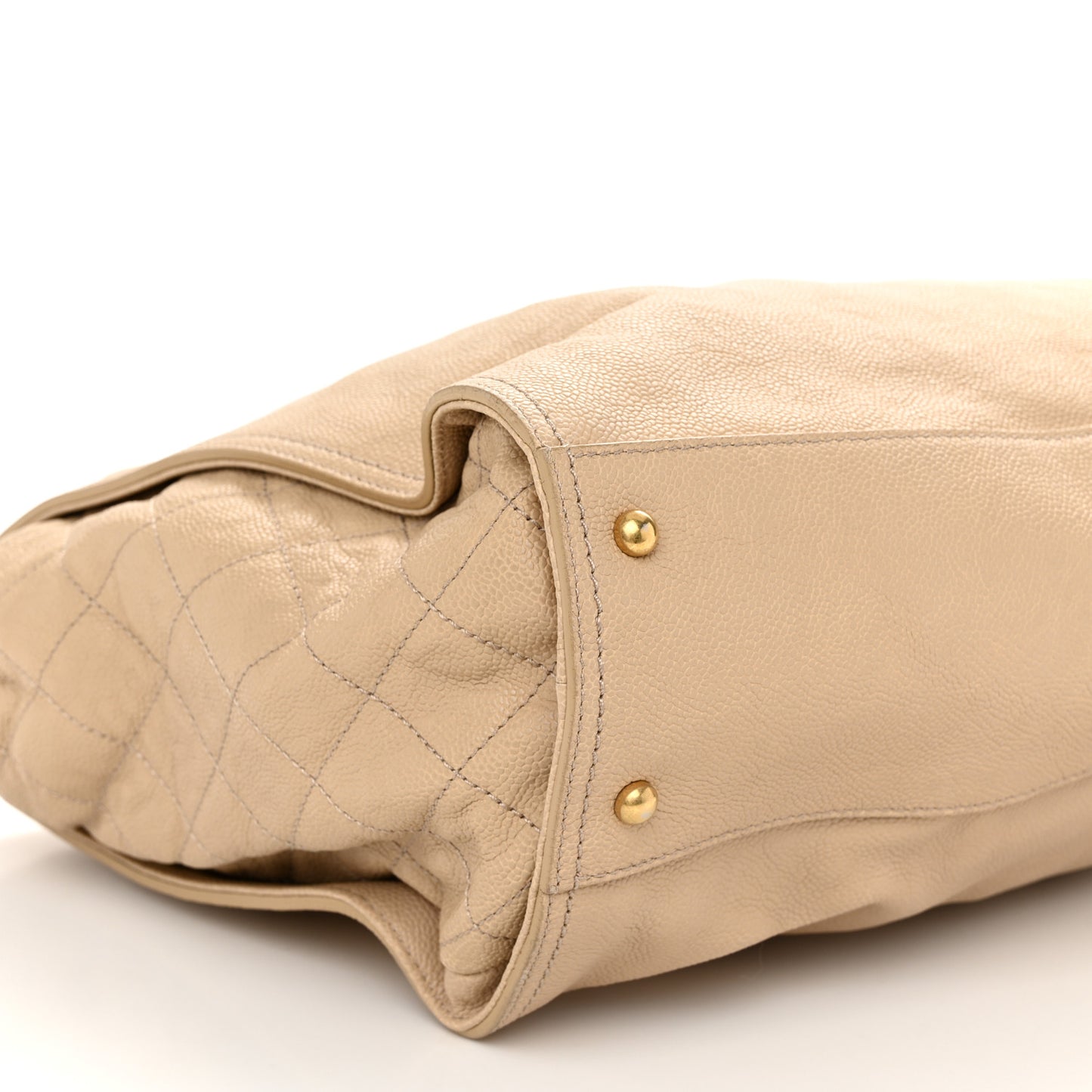 Caviar Large Edy Reissue Tote Beige