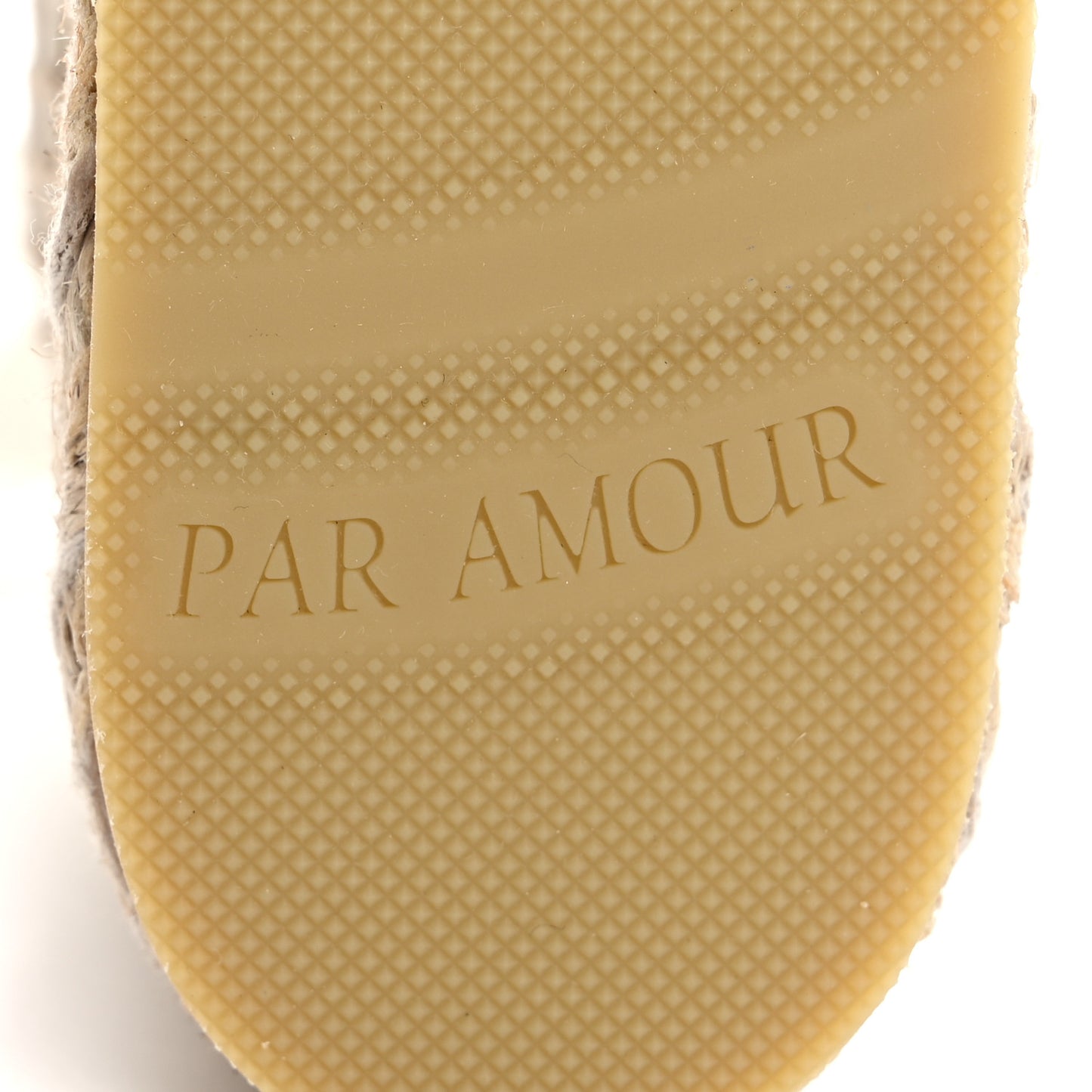 Monogram Patches Ankle Wrap Platform 35/120mm Espadrille Wedges 35 Beige White