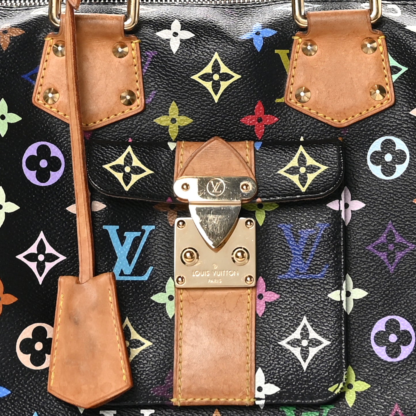 Monogram Multicolor Speedy 30 Black