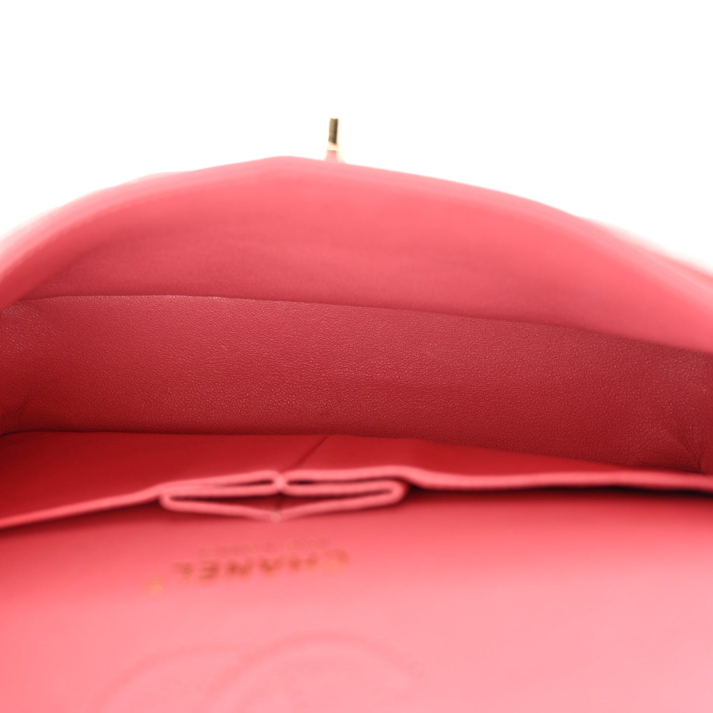 Caviar Quilted Small Double Flap Pink