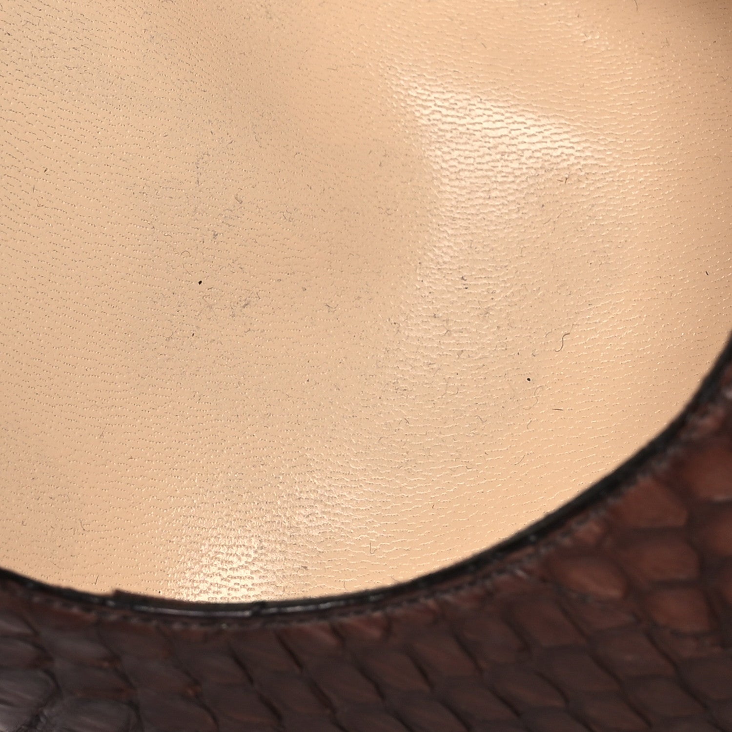 Christian Louboutin Watersnake Altadama 140 Pumps 38.5 Testa Di Moro 11 of 13