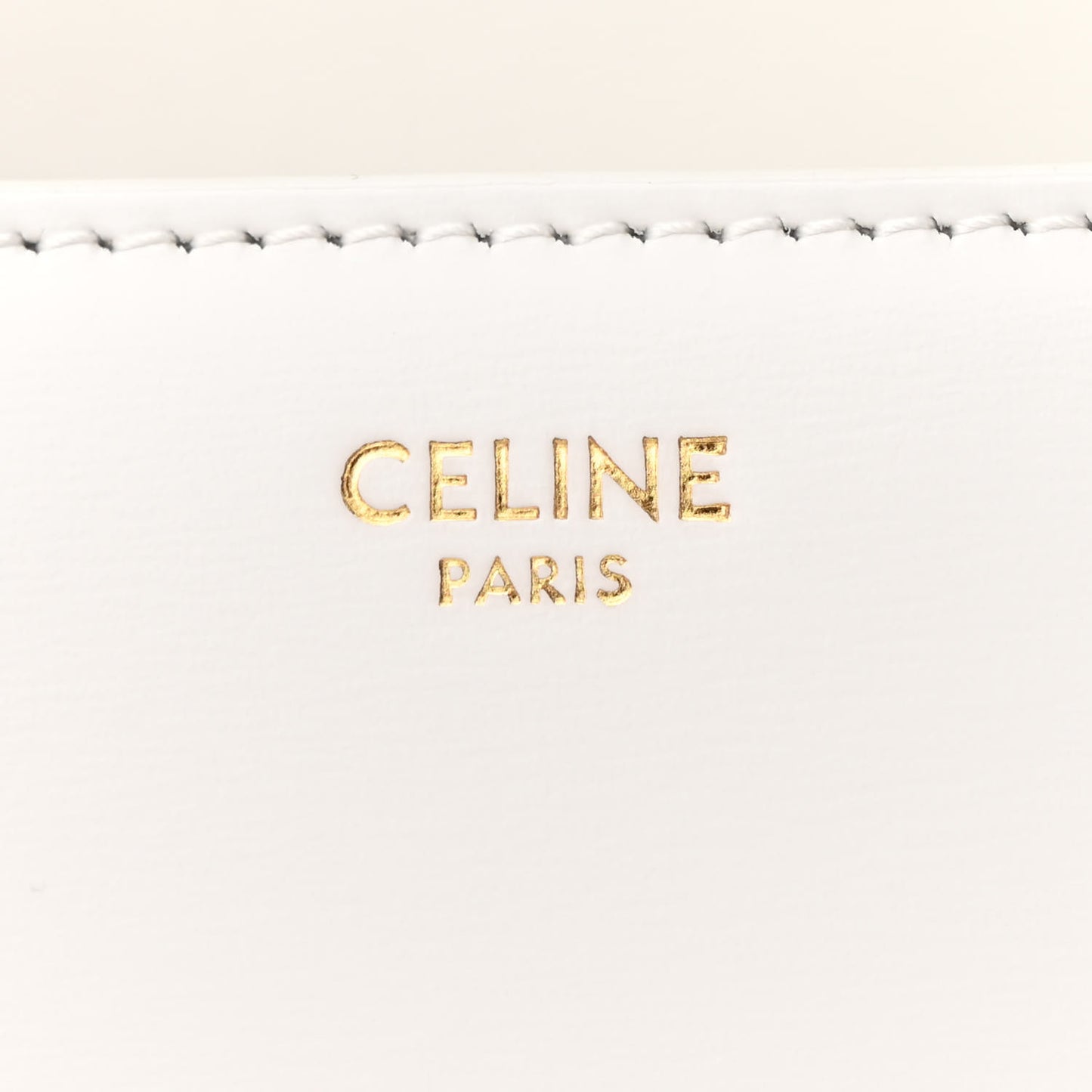 Shiny Calfskin Teen Triomphe Arctic White