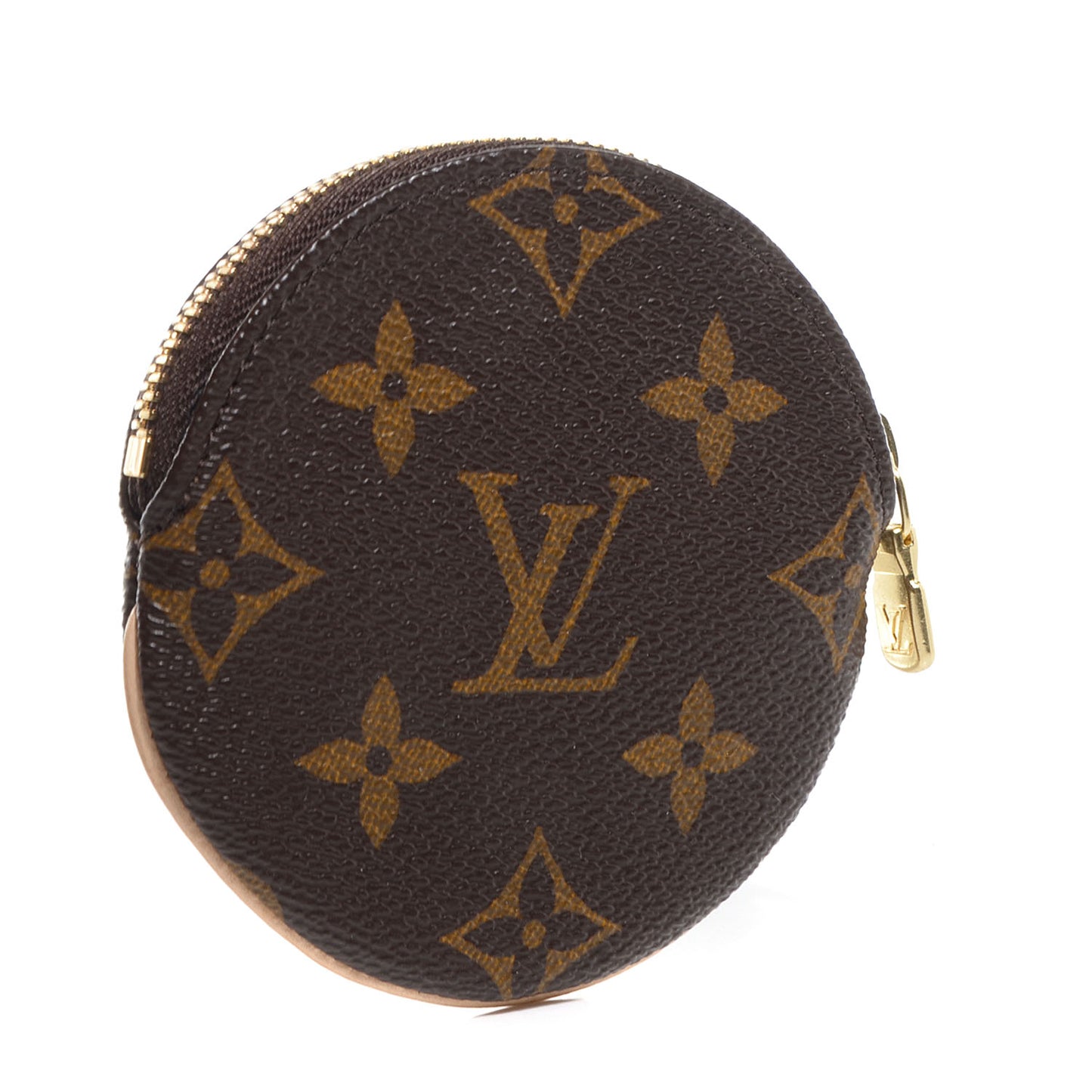 Monogram Round Coin Purse
