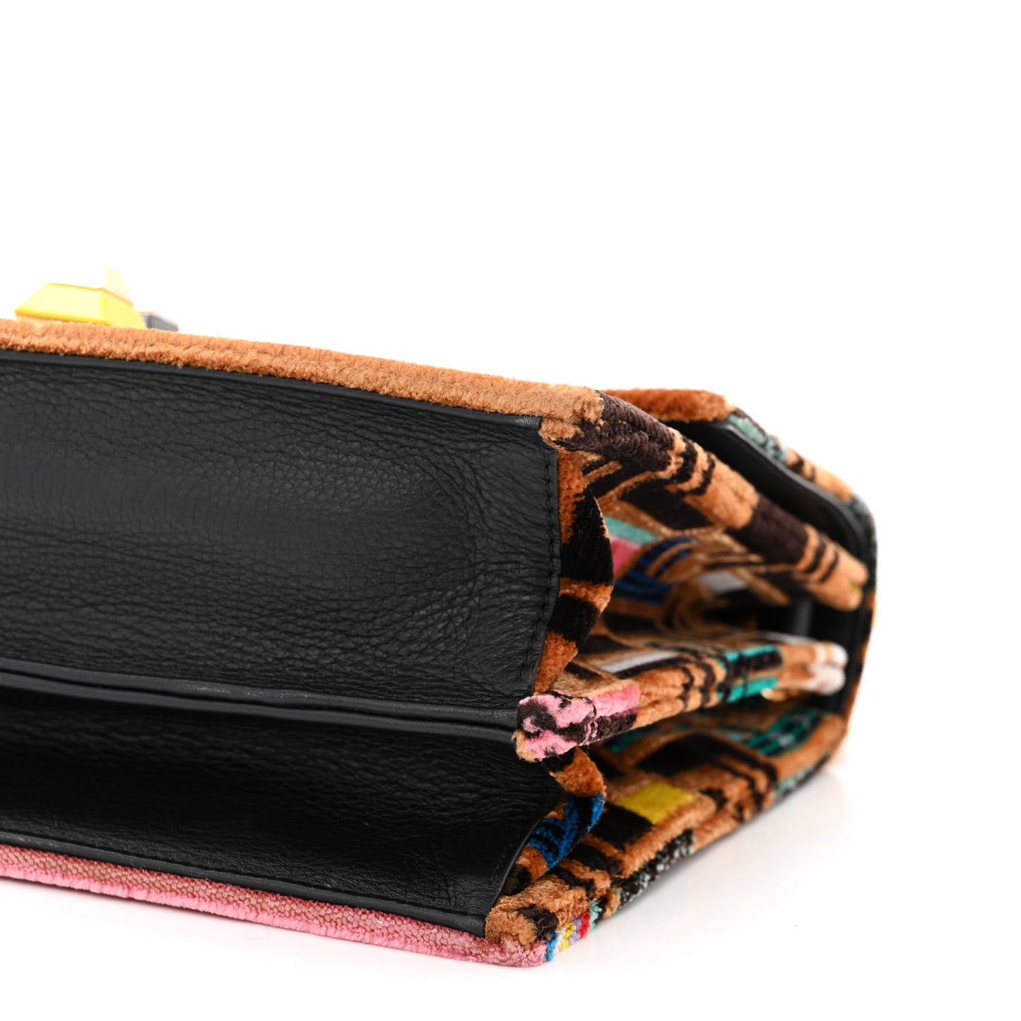 Velvet Vitello Dolce Fun Fair Kan I Shoulder Bag Tobacco Multicolor Black