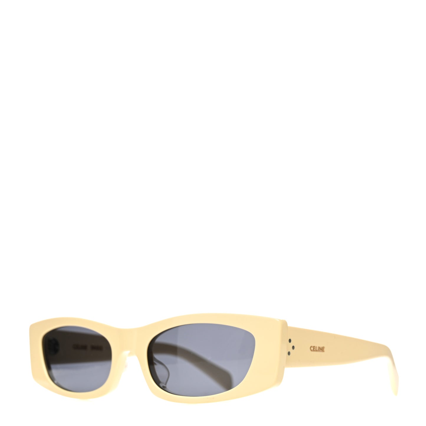 Acetate Rectangular 58mm Sunglasses CL40245U Butter