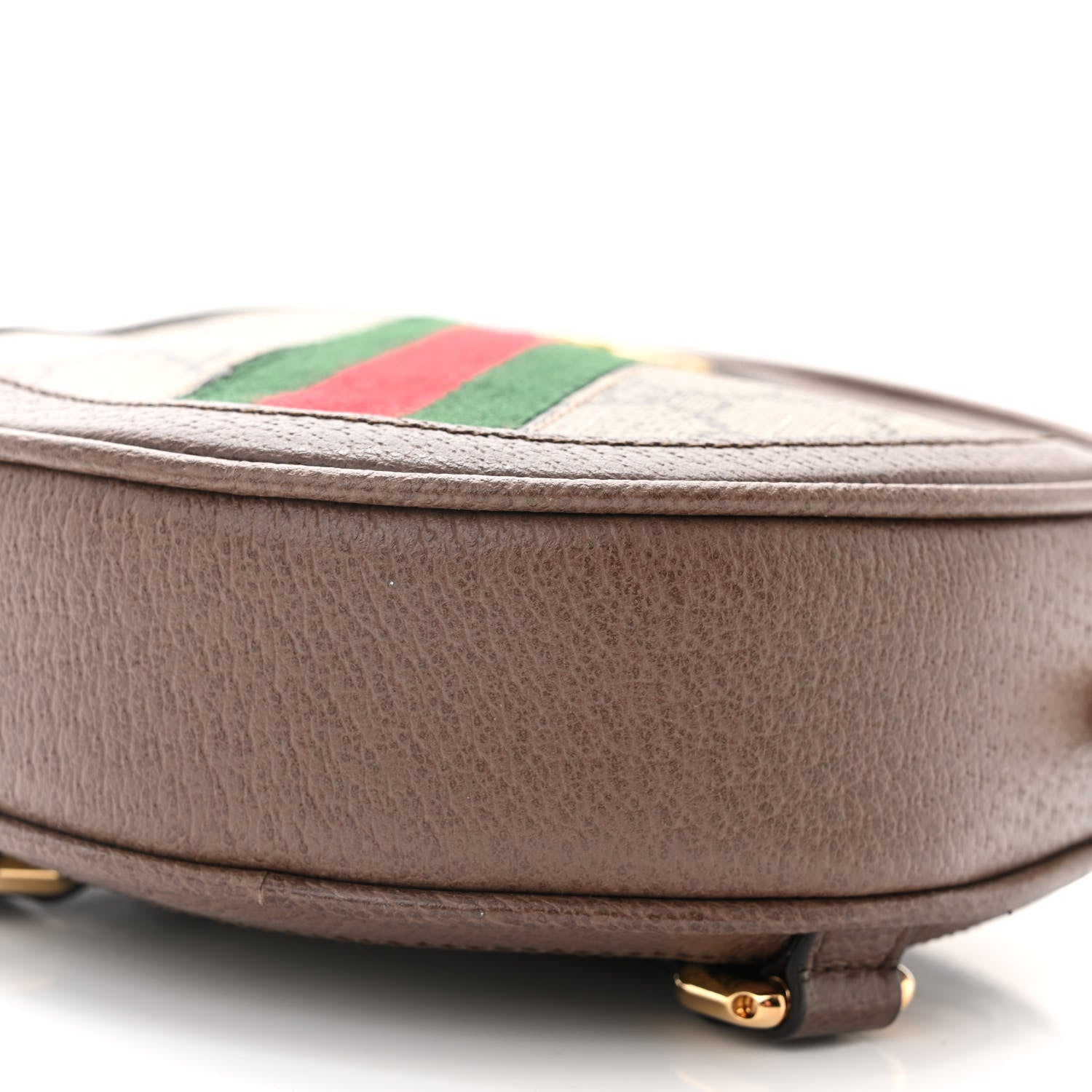 Gucci GG Supreme Monogram Web Mini Ophidia Round Backpack Brown 10 of 10