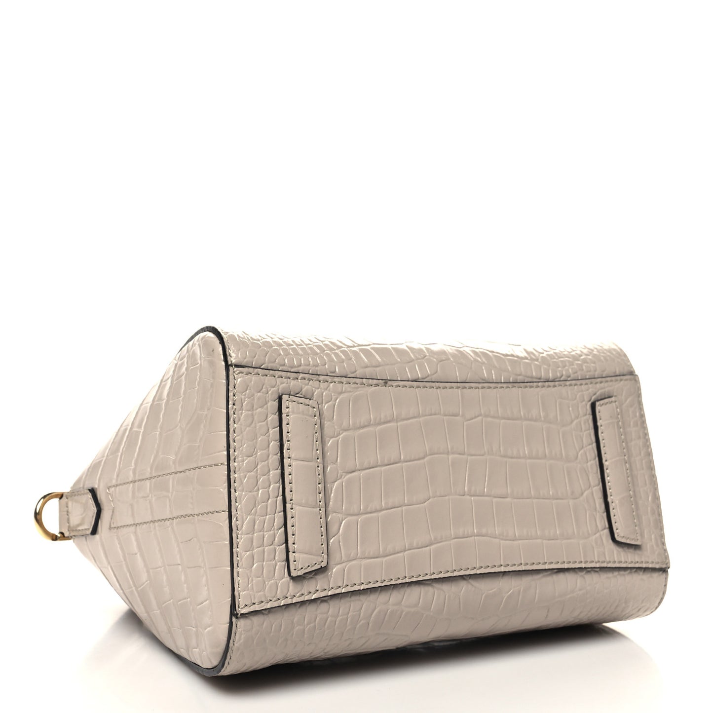 Calfskin Crocodile Embossed Mini Antigona Dune