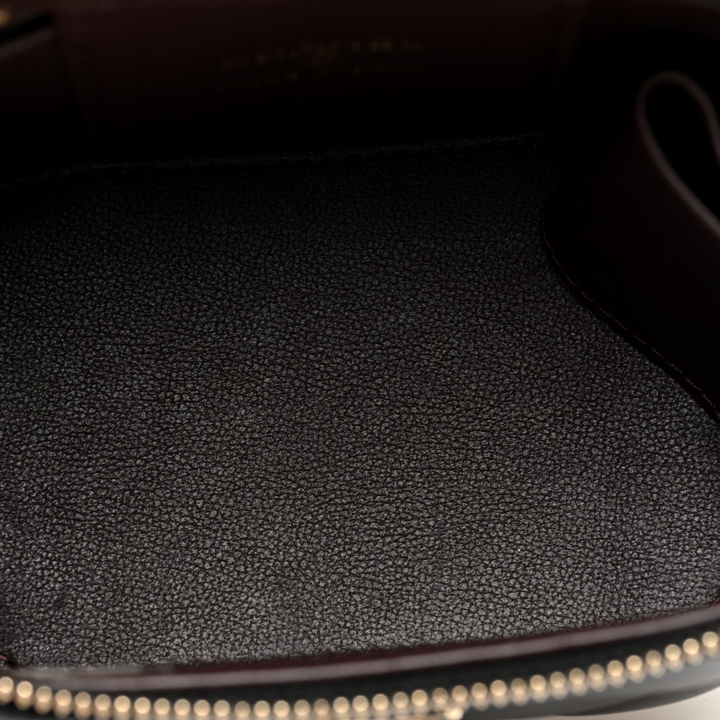 Lambskin Quilted Mini Vanity Case With Chain Black