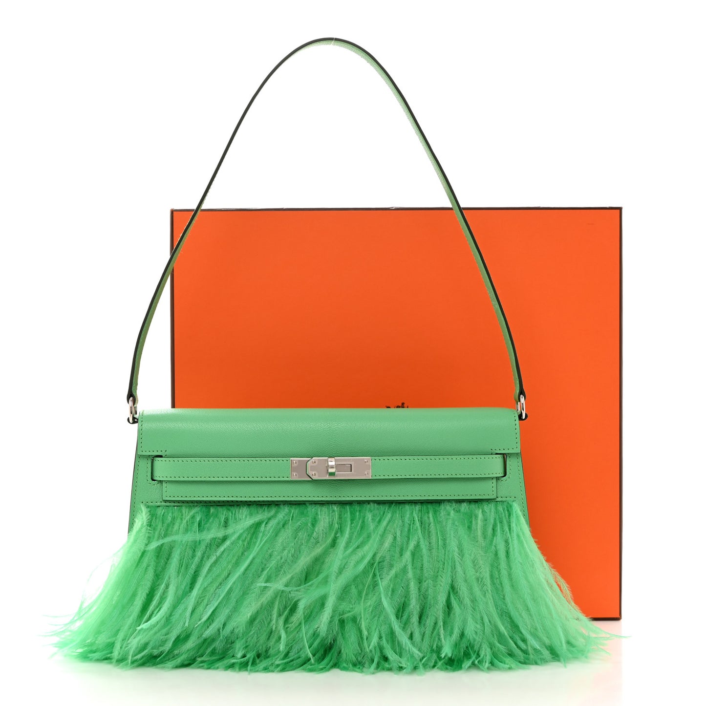 Chevre Ostrich Feather Kelly Elan Vert Comics
