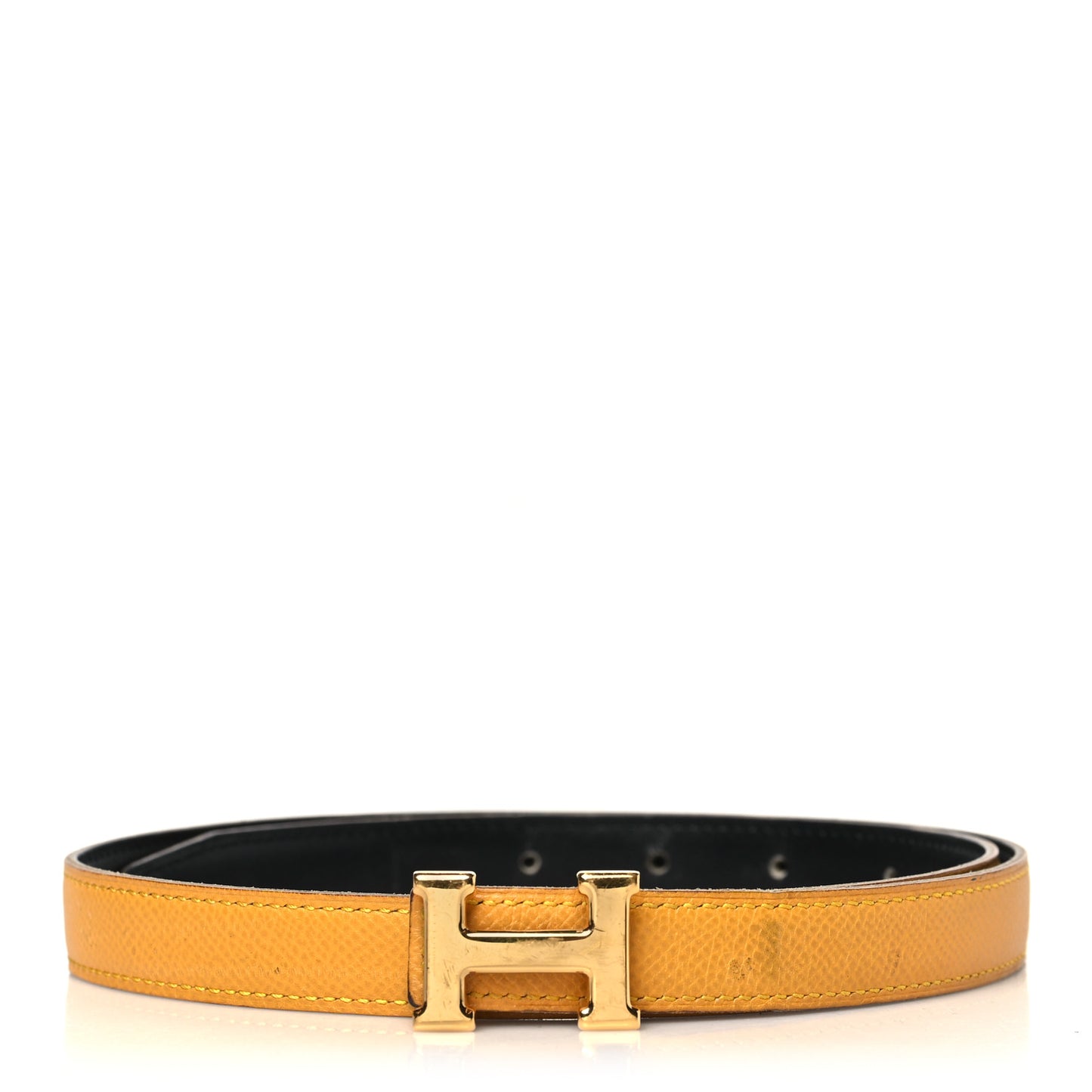 Courchevel Chamonix 24mm Mini Constance H Belt 70 70 28 Black Jaune