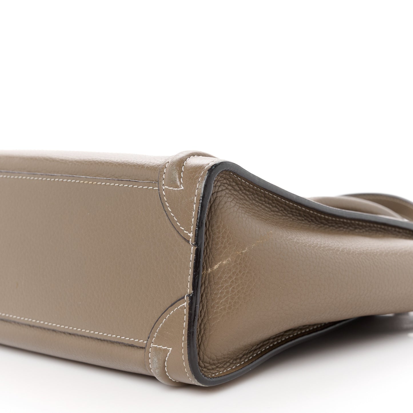 Drummed Calfskin Nano Luggage Souris
