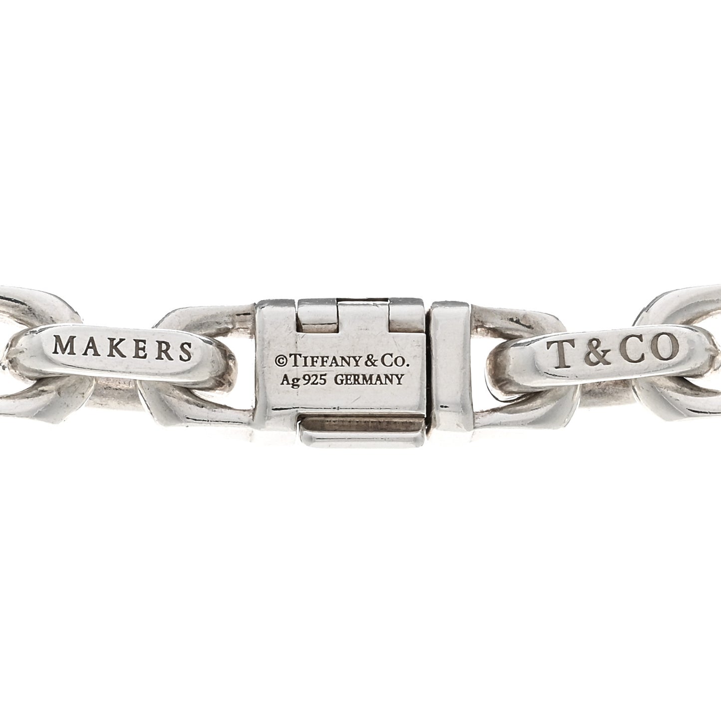 Sterling Silver 18K Yellow Gold Makers Chain Necklace 24"