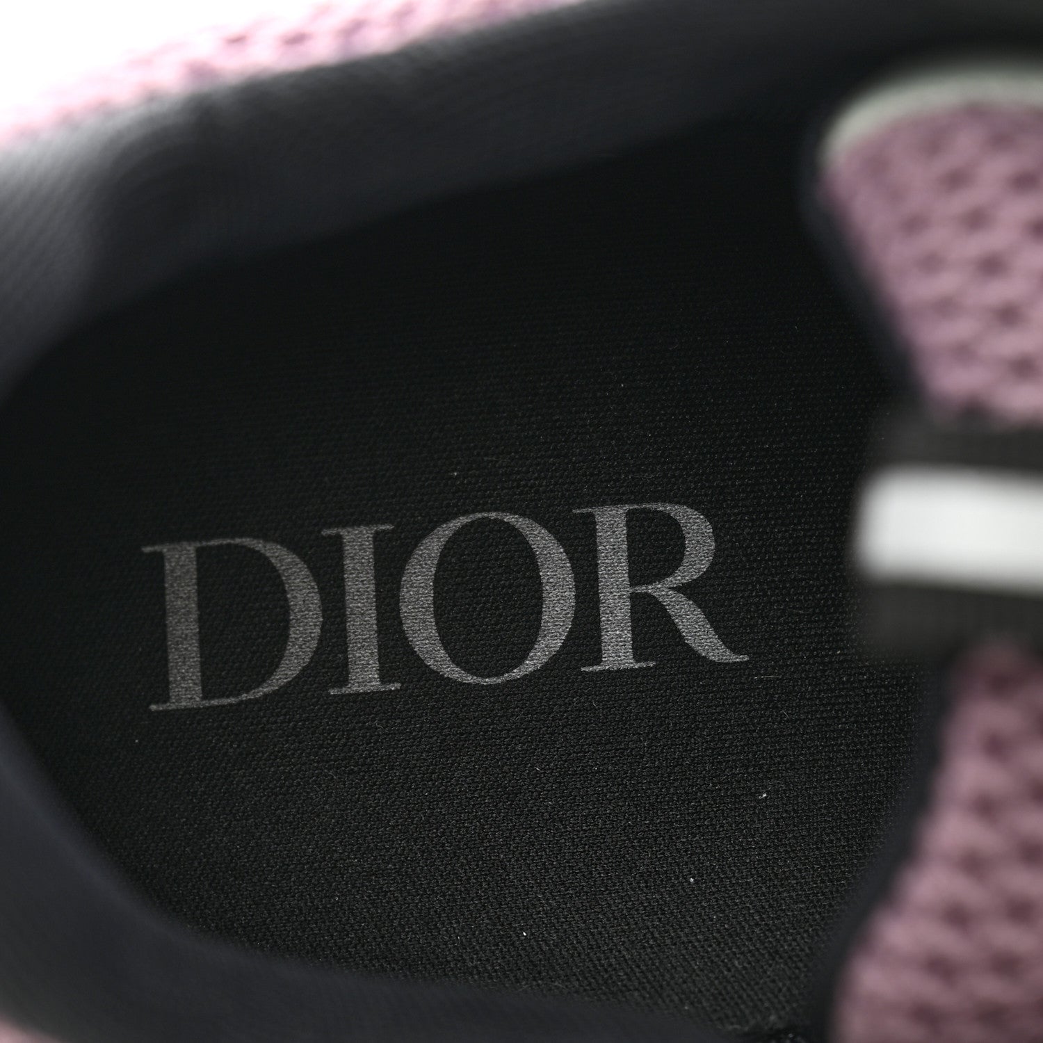 Christian Dior Technical Mesh Calfskin Mens B22 Sneakers 45 Cream Lavender 5 of 13