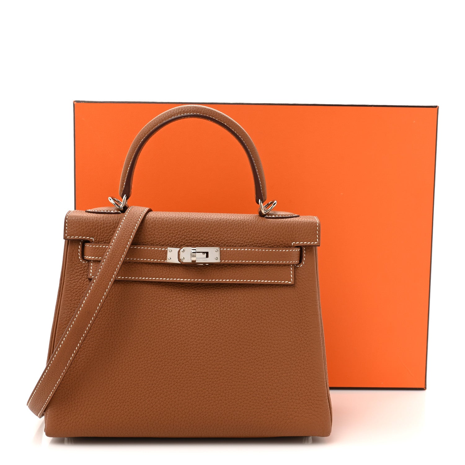 Hermes Togo Kelly Retourne 25 Gold 12 of 12