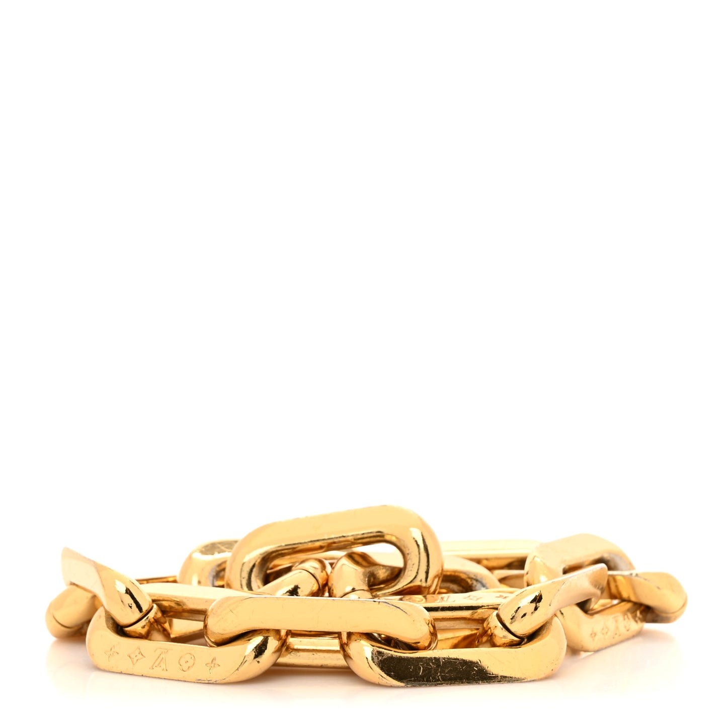 Metal Coussin Chain Strap Gold