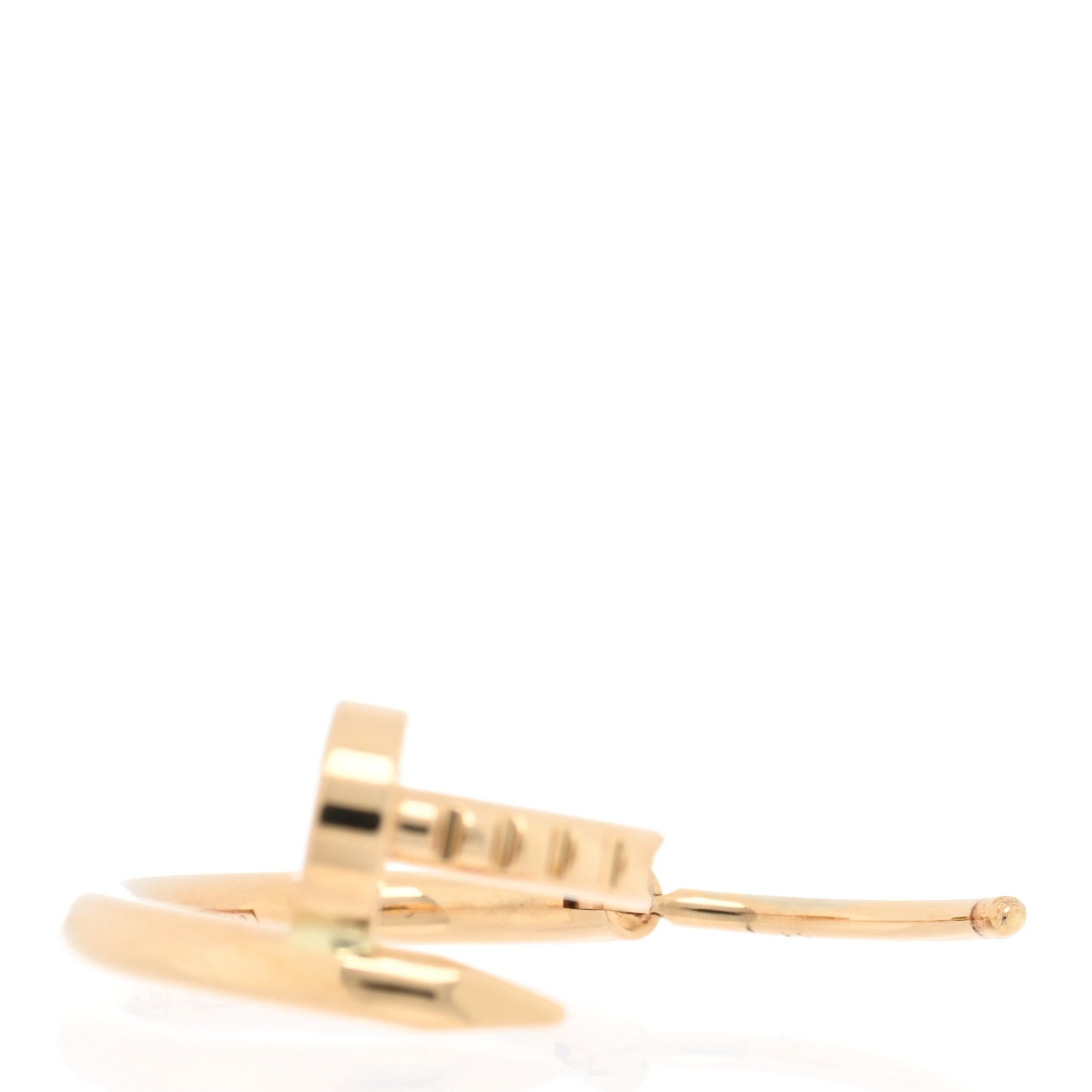 18K Yellow Gold Juste Un Clou Single Hoop Earring