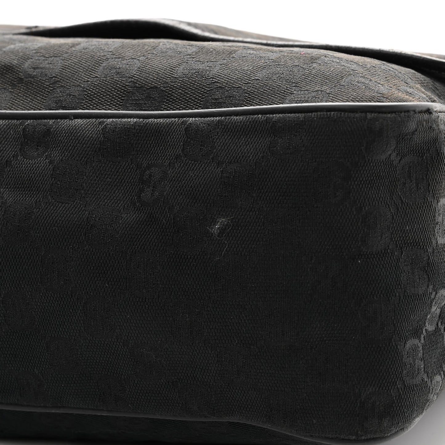 Monogram Web Medium Flap Messenger Black