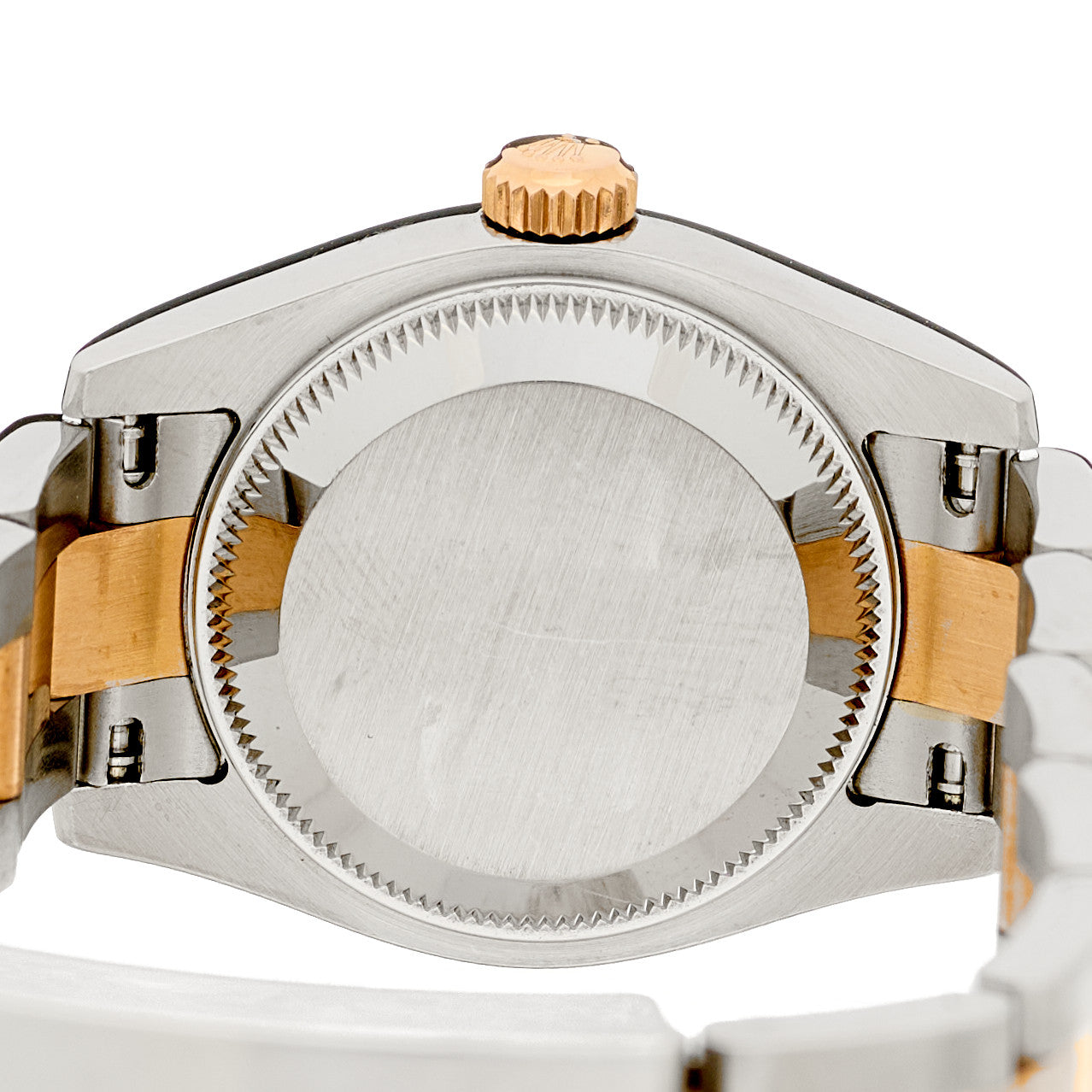 Stainless Steel 18K Everose Gold Diamond 26mm Oyster Perpetual Datejust Watch Champagne 179161