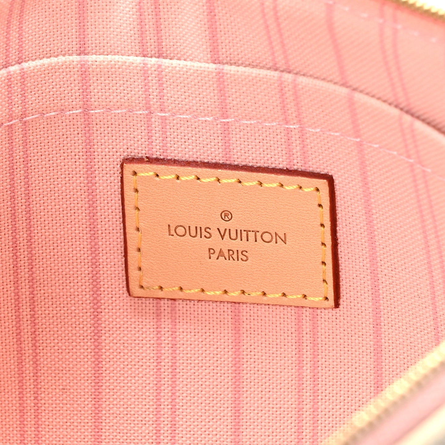 Damier Azur Neverfull MM GM Pochette Rose Ballerine