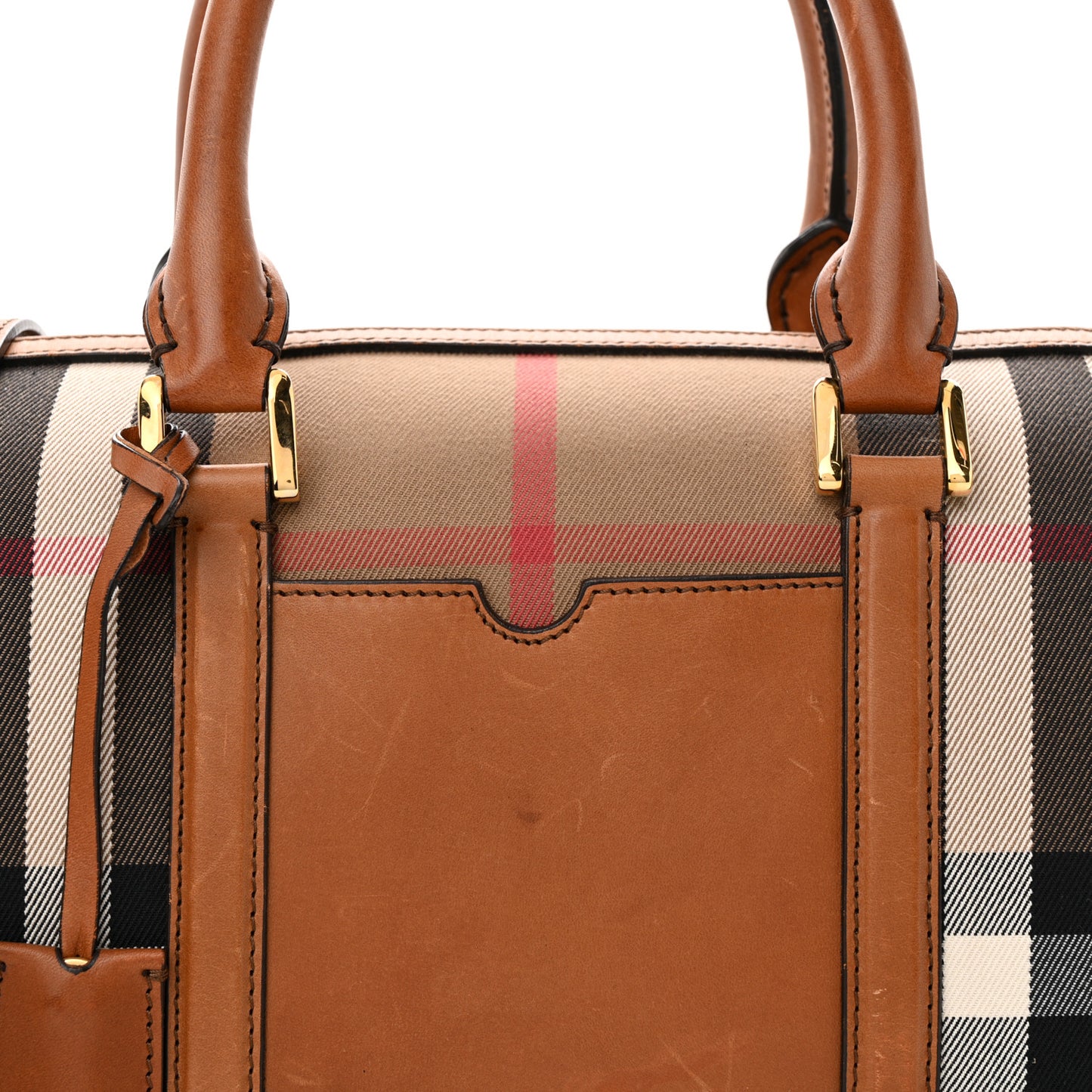 House Check Medium Alchester Bowling Bag Tan