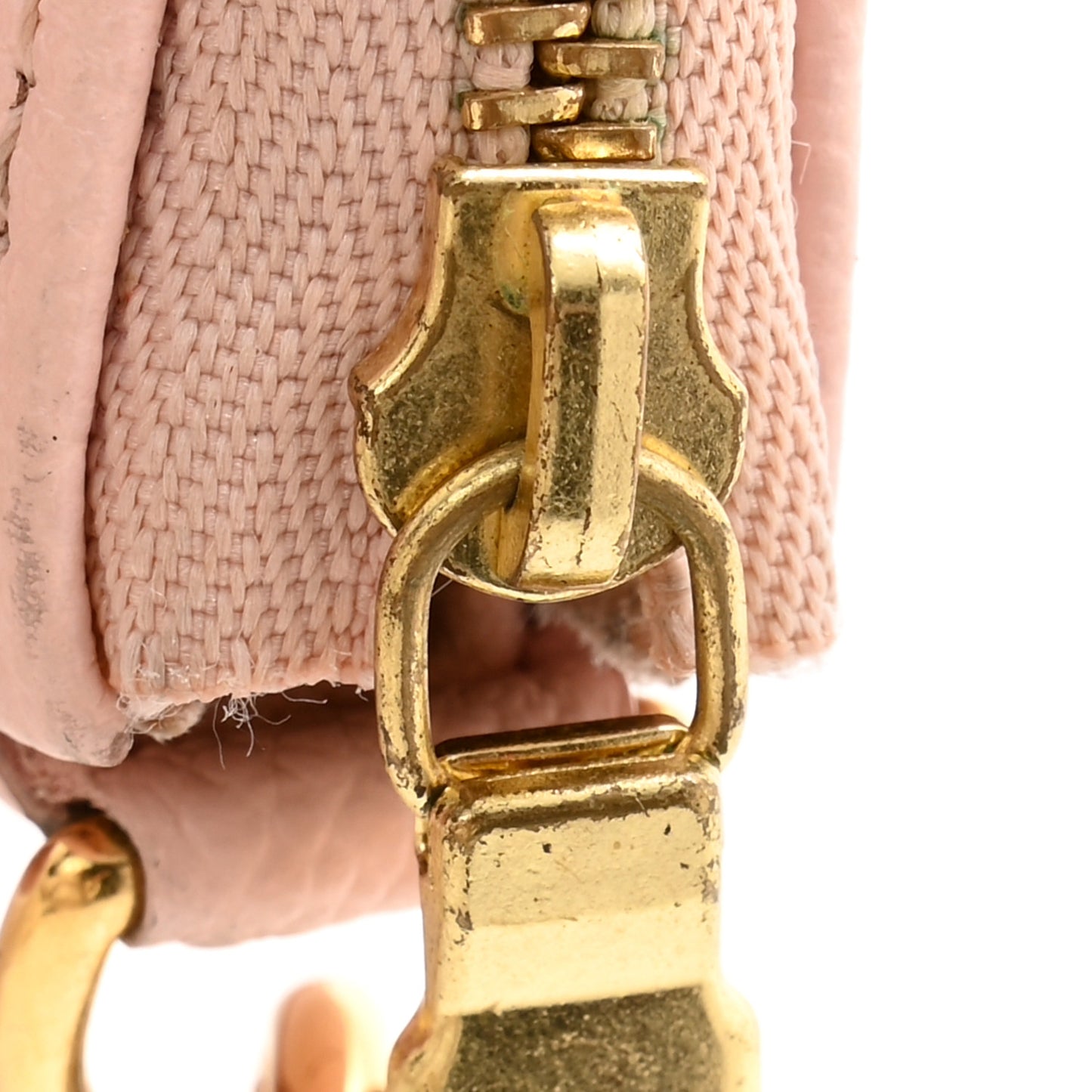 Empreinte Monogram Giant Broderies Mini Pochette Accessories Pink Creme