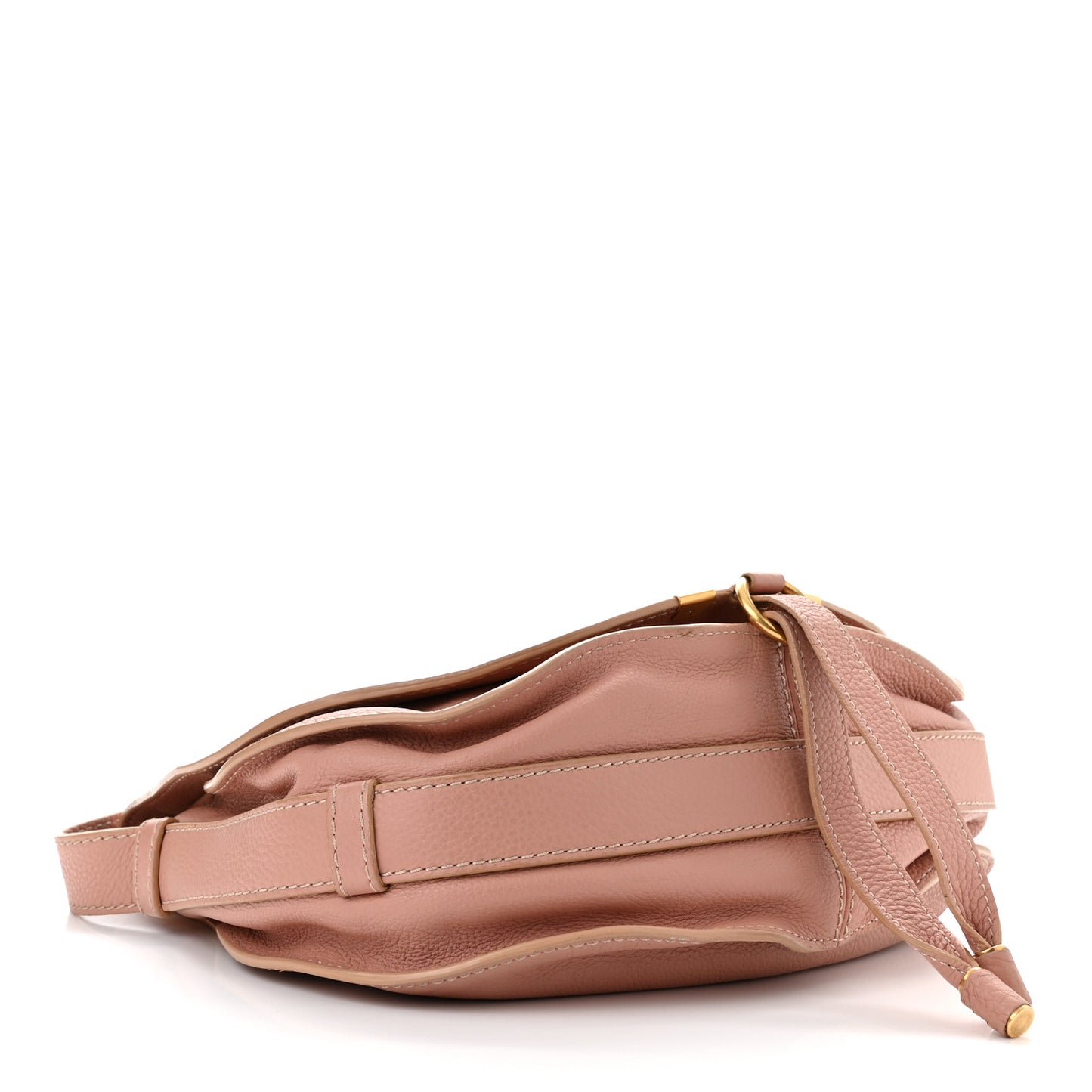 Calfskin Medium Marcie Shoulder Bag Anemone Pink