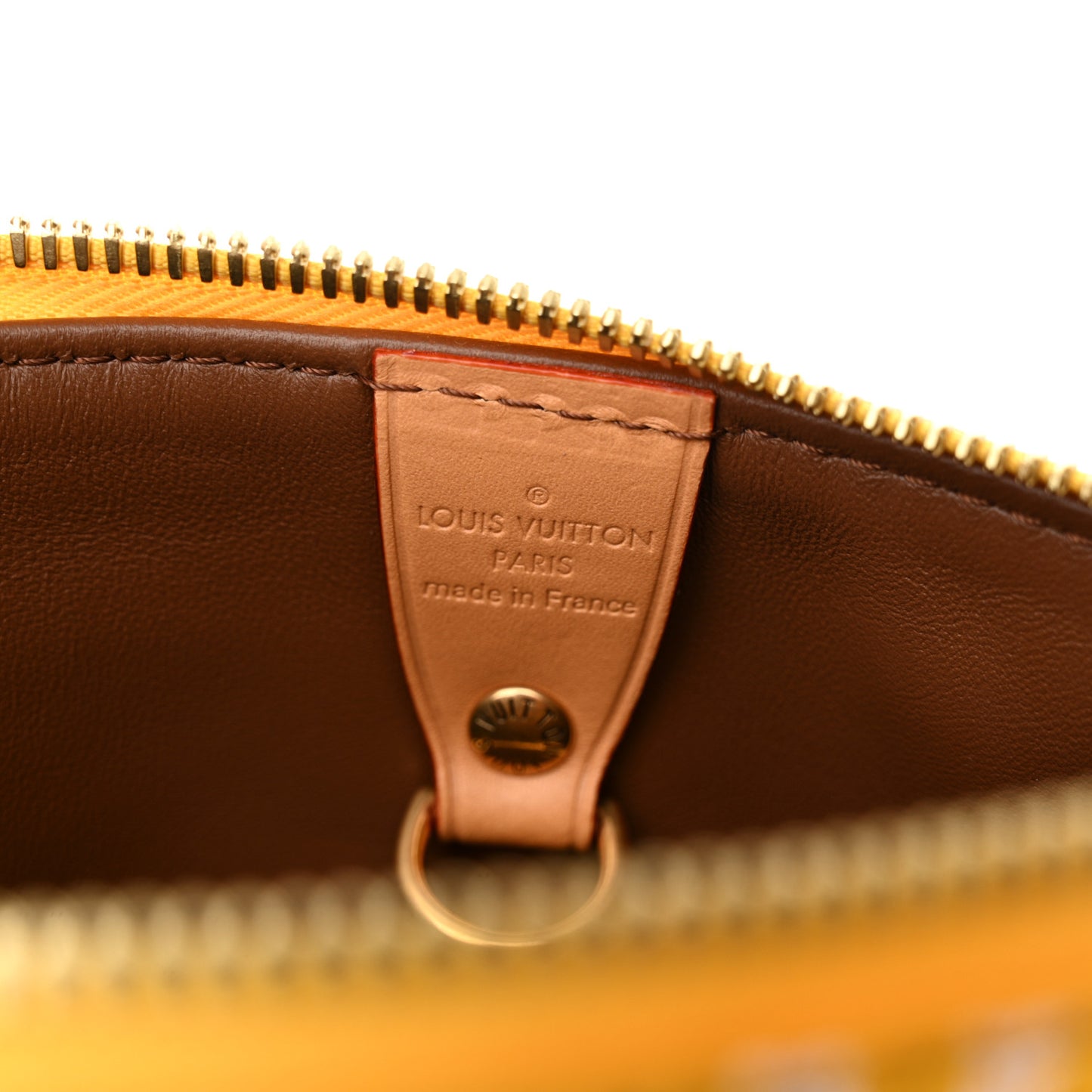 Calfskin Monogram Speedy P9 Bandouliere 25 Jaune Mat