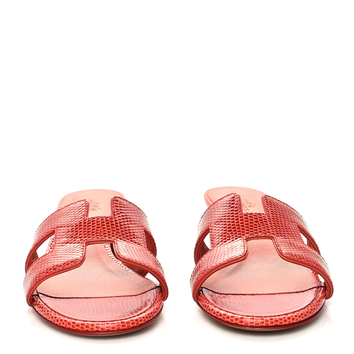 Lizard Oasis Sandals 35.5 Rouge Coccinelle