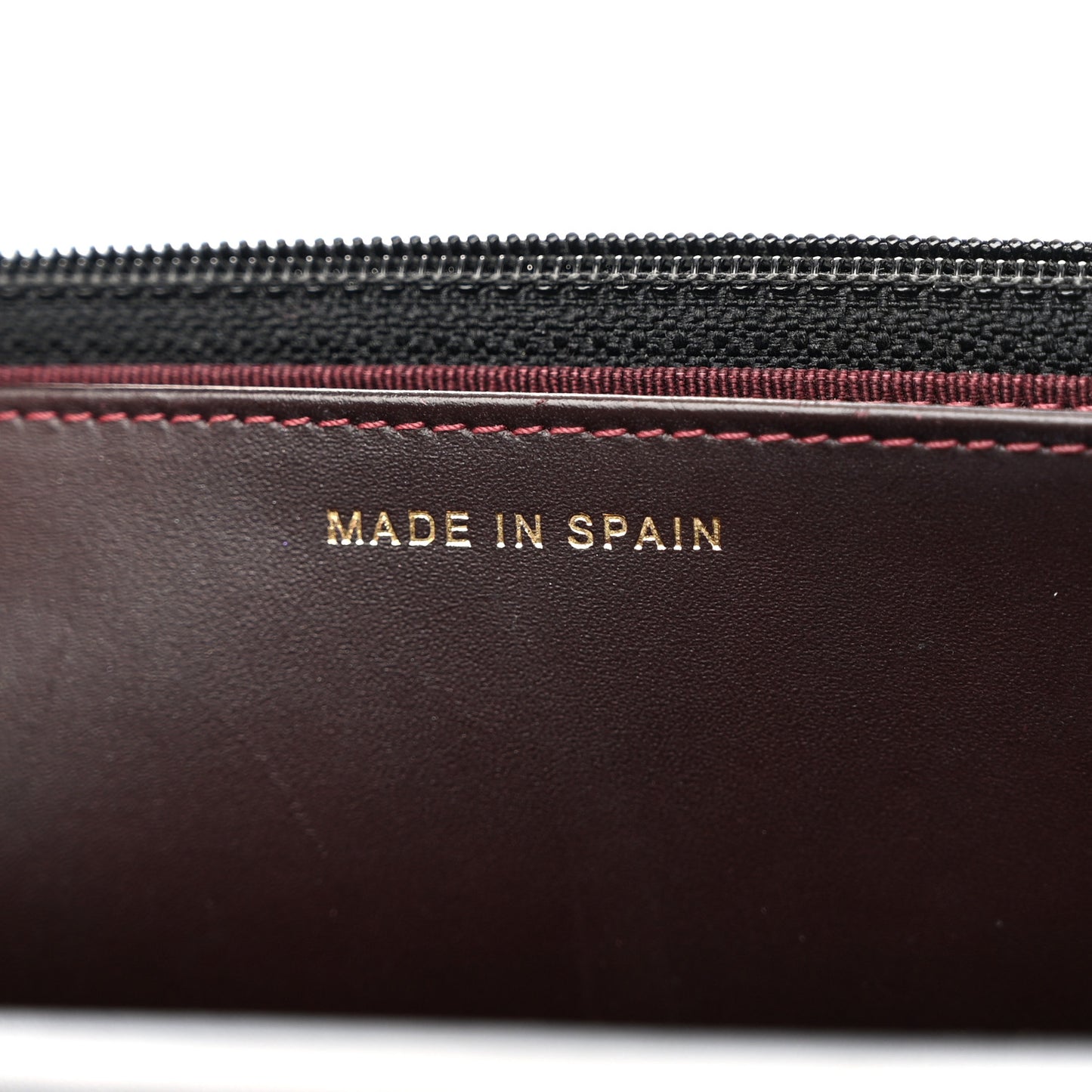 Aged Calfskin Quilted Reissue Wallet On Chain WOC Black