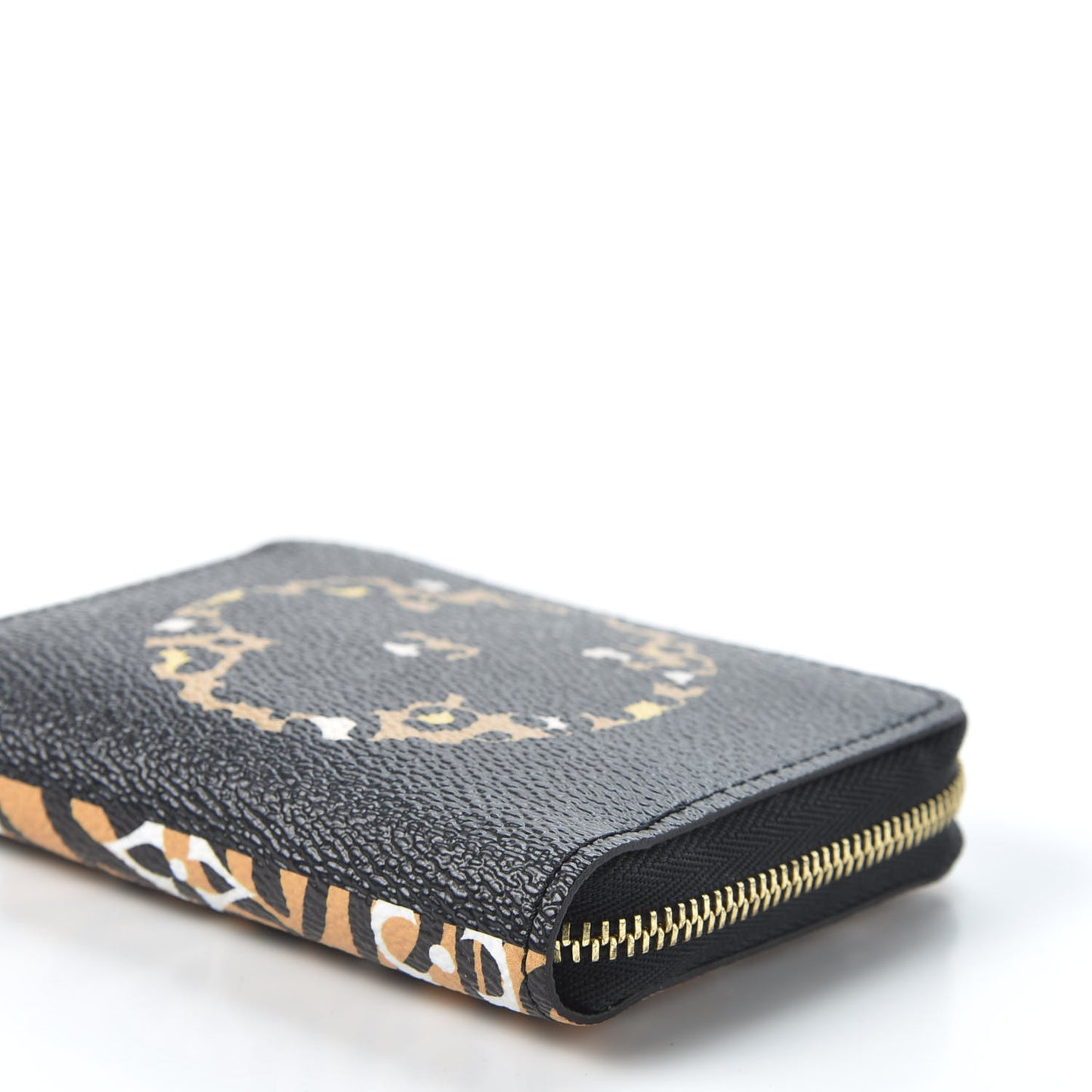 Monogram Giant Jungle Zippy Coin Purse Black