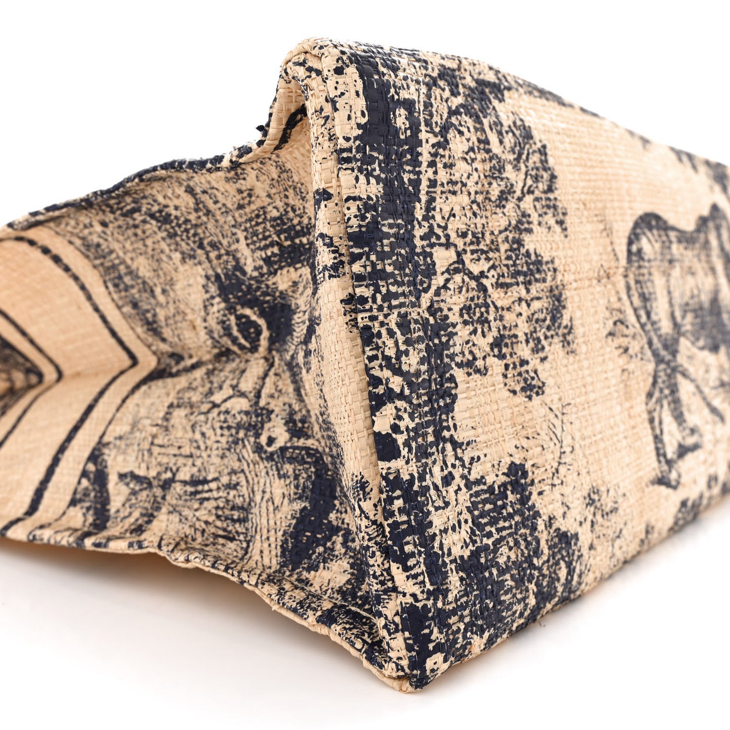 Straw Dioriviera Tote Beige