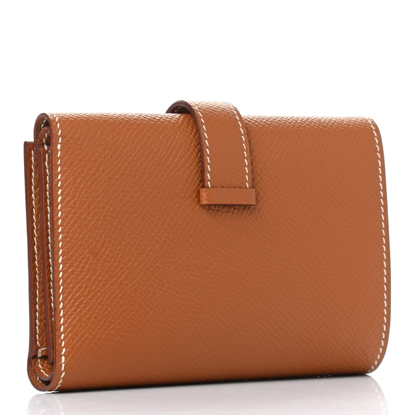Epsom Tri-Fold Compact Bearn Wallet Gold