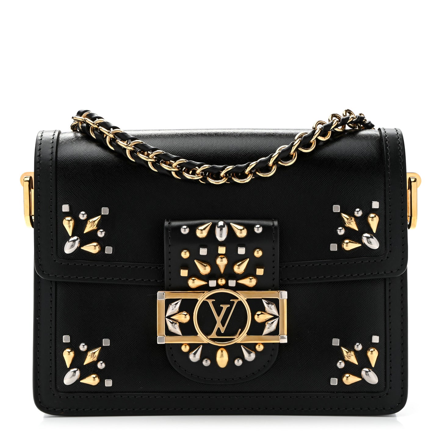 Epi Embellished Mini Dauphine Black