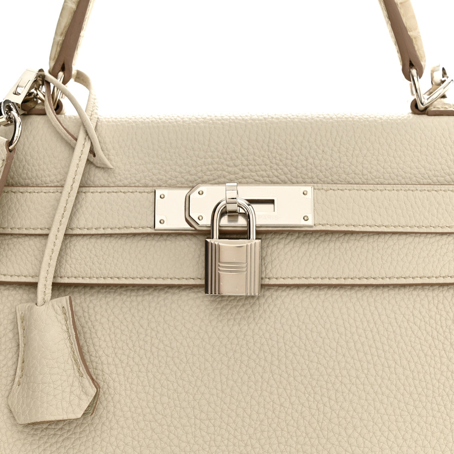 Hermes Togo Matte Alligator Kelly Retourne Touch 28 Beton 8 of 15