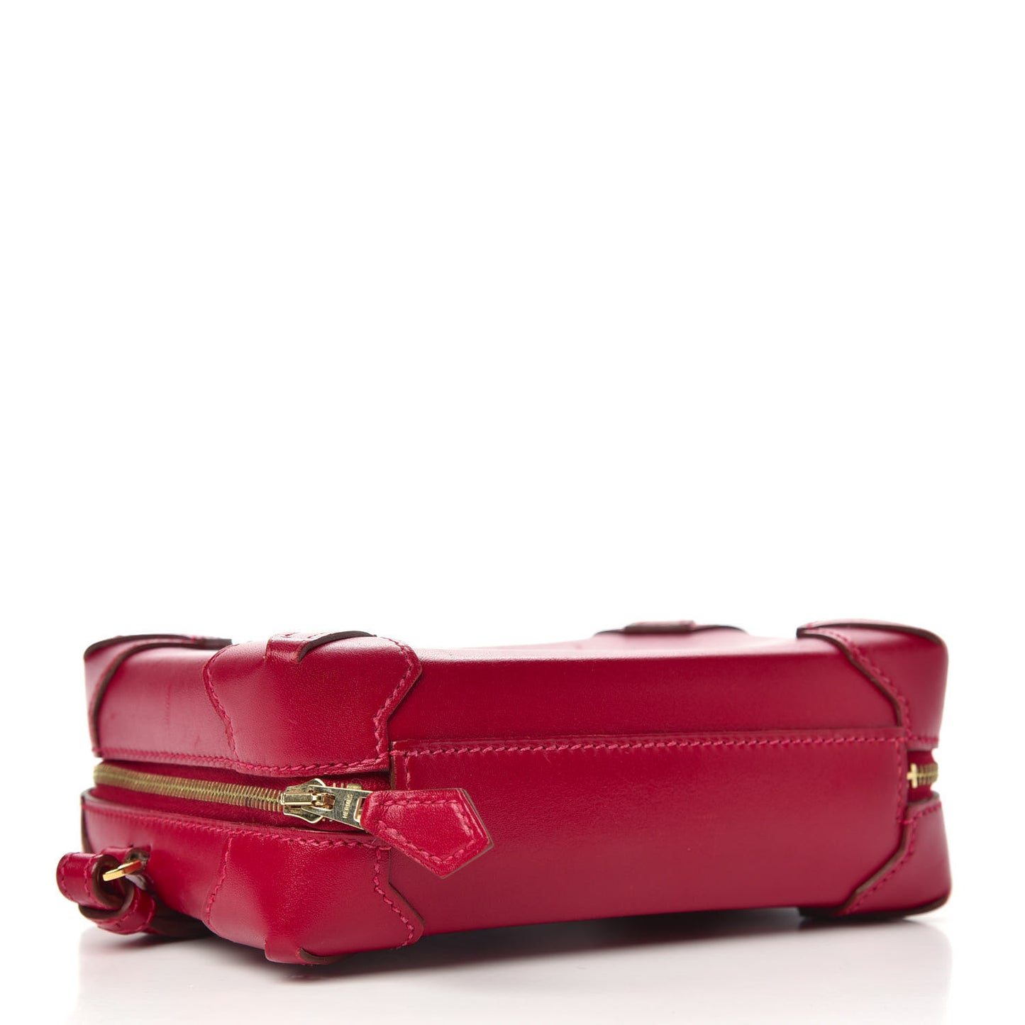 Tadelakt Mini Pochette Maxibox Rouge Vif
