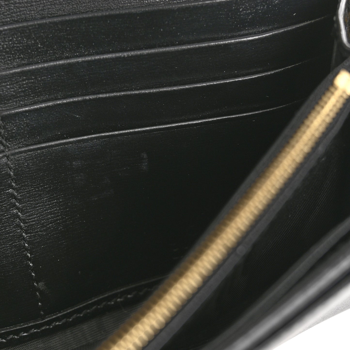 Calfskin Jackie 1961 Chain Wallet Black