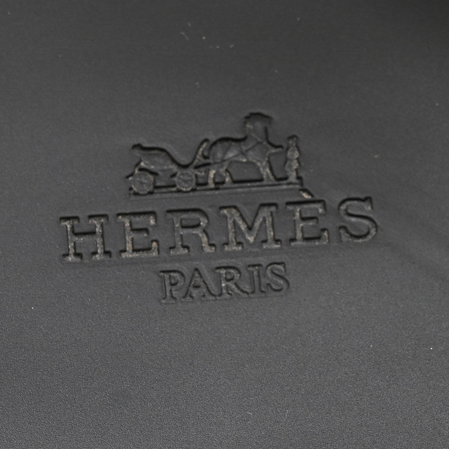 Hermes Rubber Womens Egerie Sandals 40 Black 6 of 11
