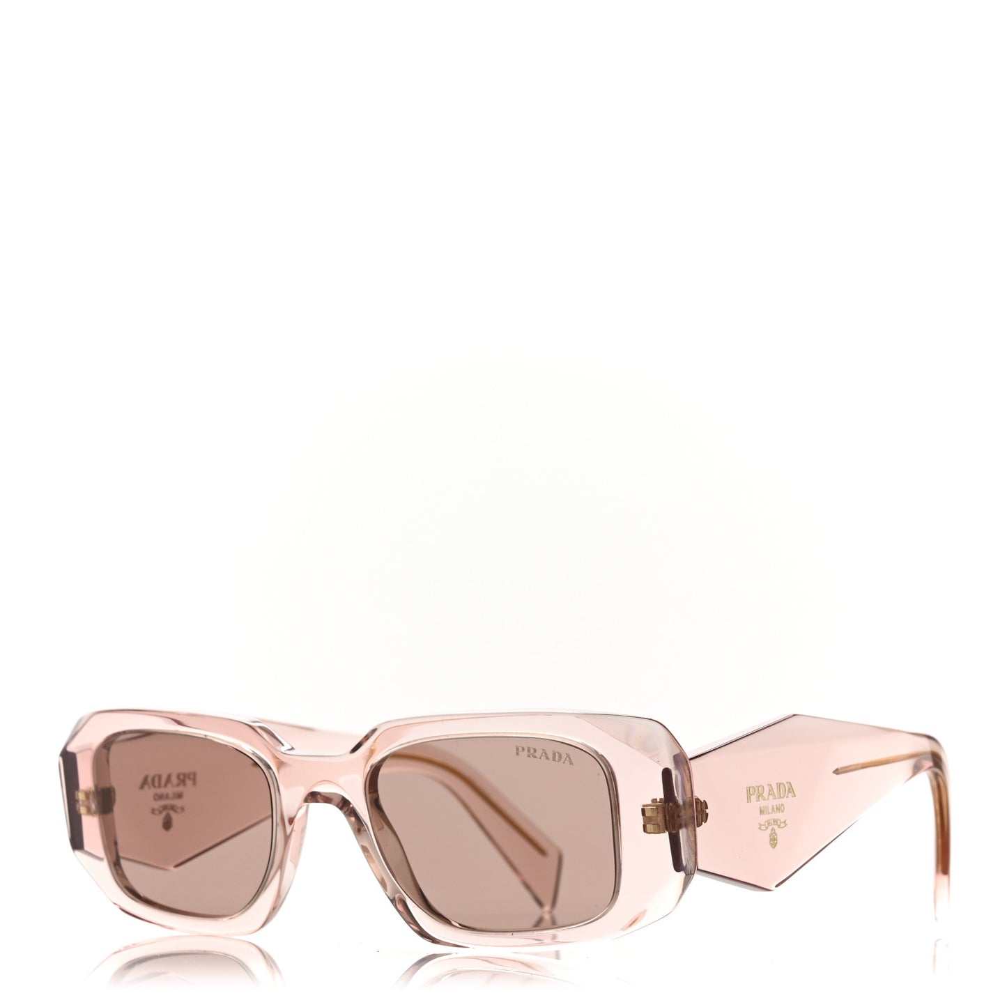 Acetate Symbole Sunglasses SPR 17W Transparent Pink
