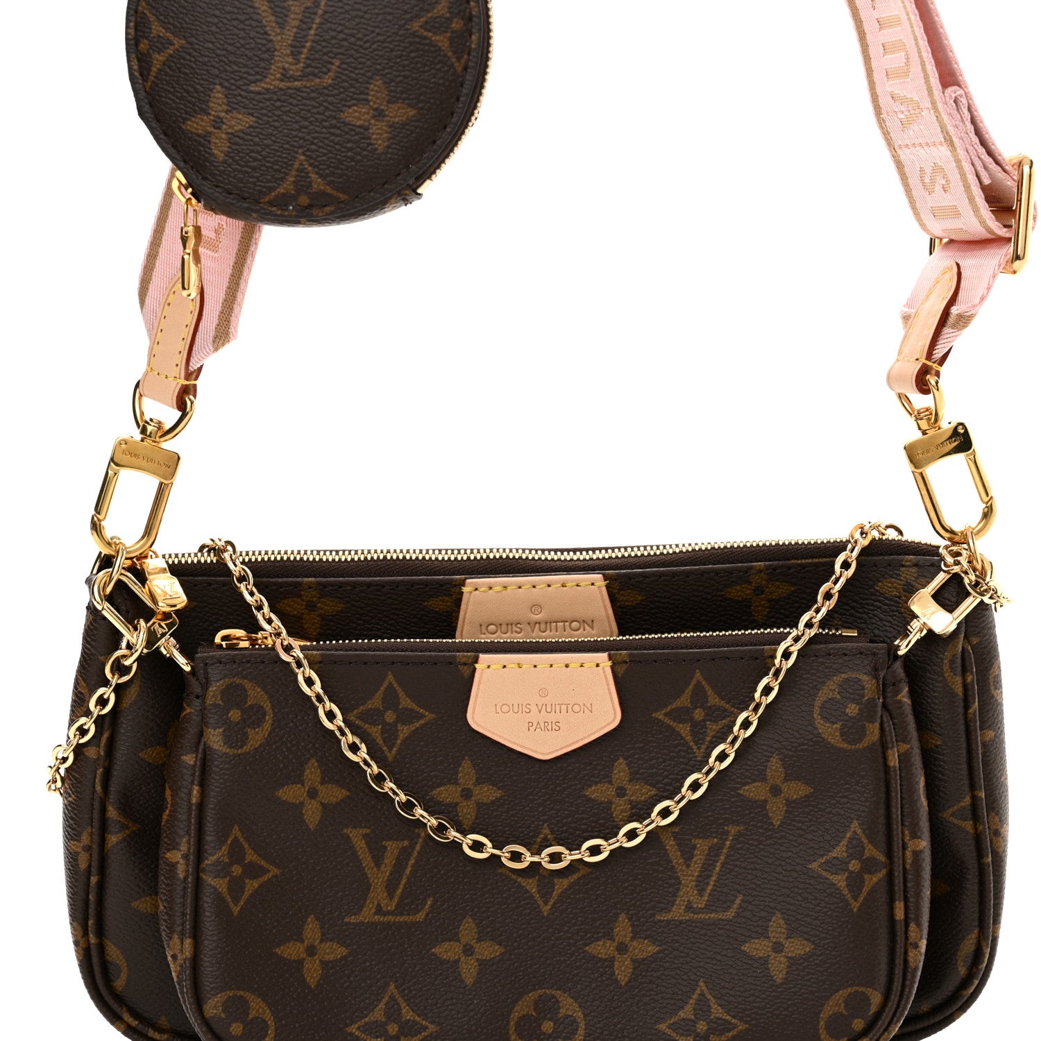 Louis Vuitton Monogram Multi Pochette Accessories Rose Clair 8 of 11