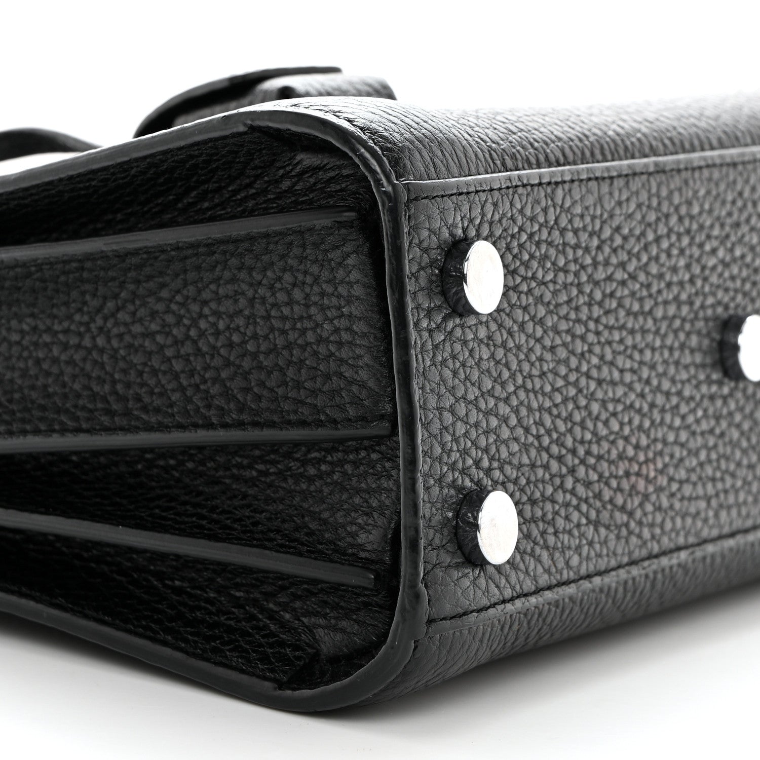 Saint Laurent Grained Calfskin Nano Sac De Jour Black 9 of 10