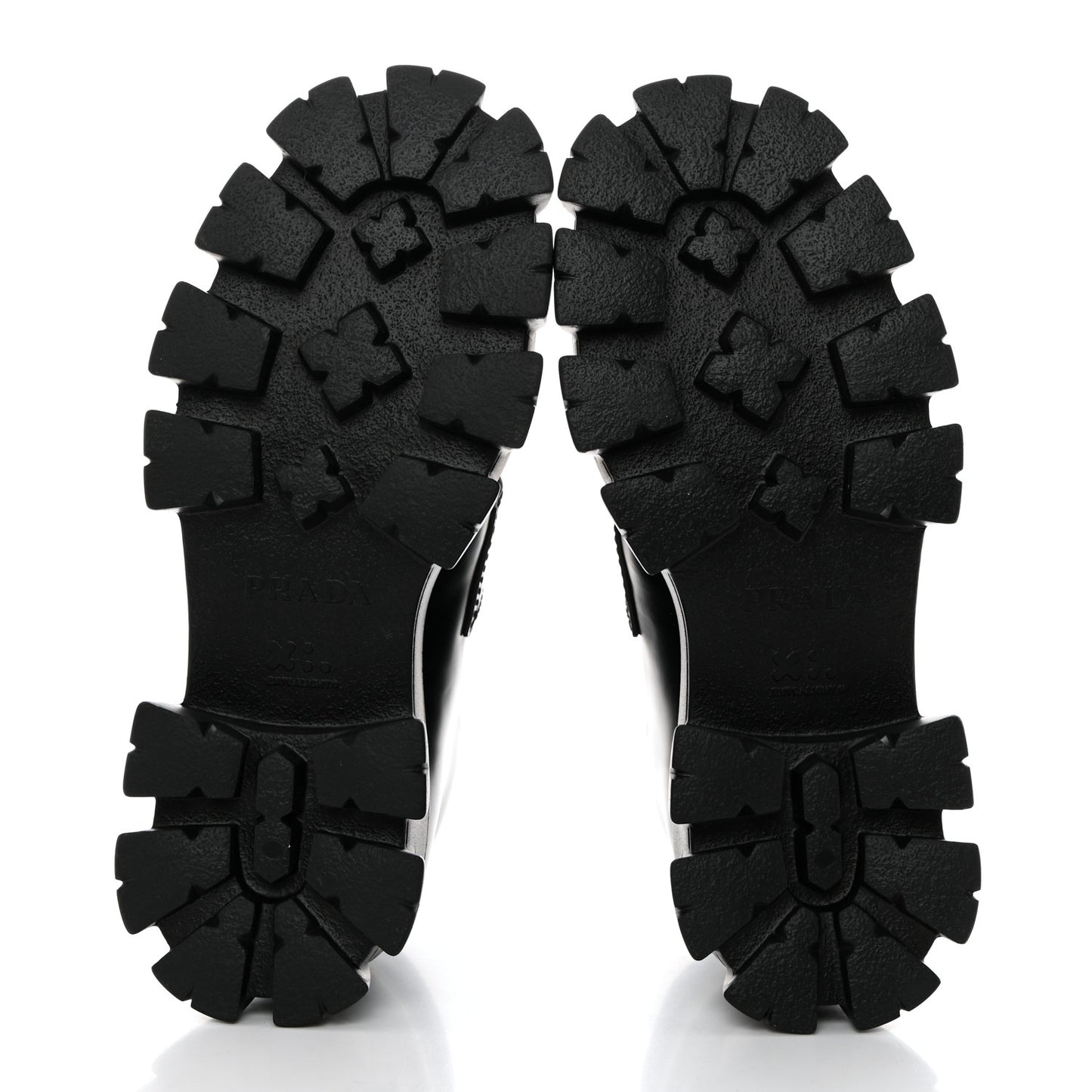 Spazzolato Rois Metal Triangle Logo Mens Monolith 60mm Mid Loafers 8.5 Black